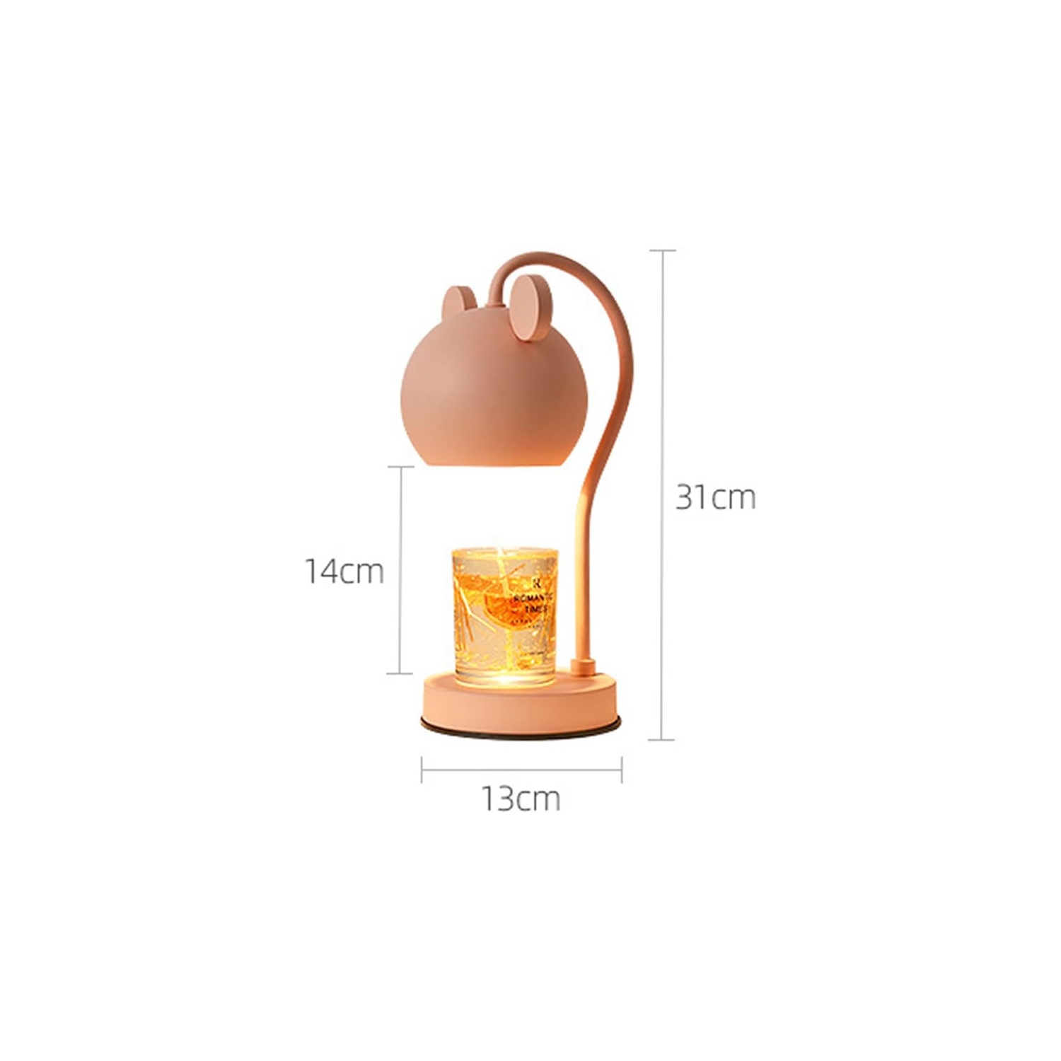 Candle Warmer Lamp, Dimmable Candle Lamp, to Fit Small Crafted for Any Home Décor, to Fit Small & Large Jar Candles