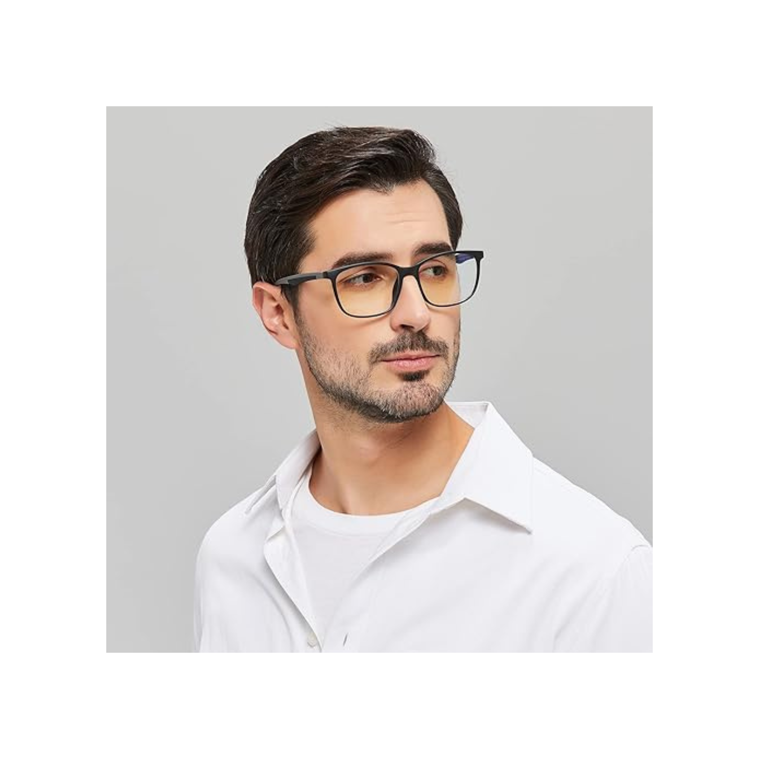 Blue Light Blocking Glasses for Computer Use, Anti Eyestrain Lens Lightweight Frame Eyeglasses