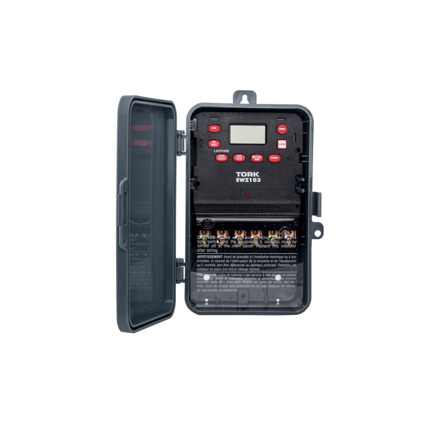 Interrupteur de minuterie numérique astronomique de 7 jours à commande multifonction TORK EWZ103 de NSI