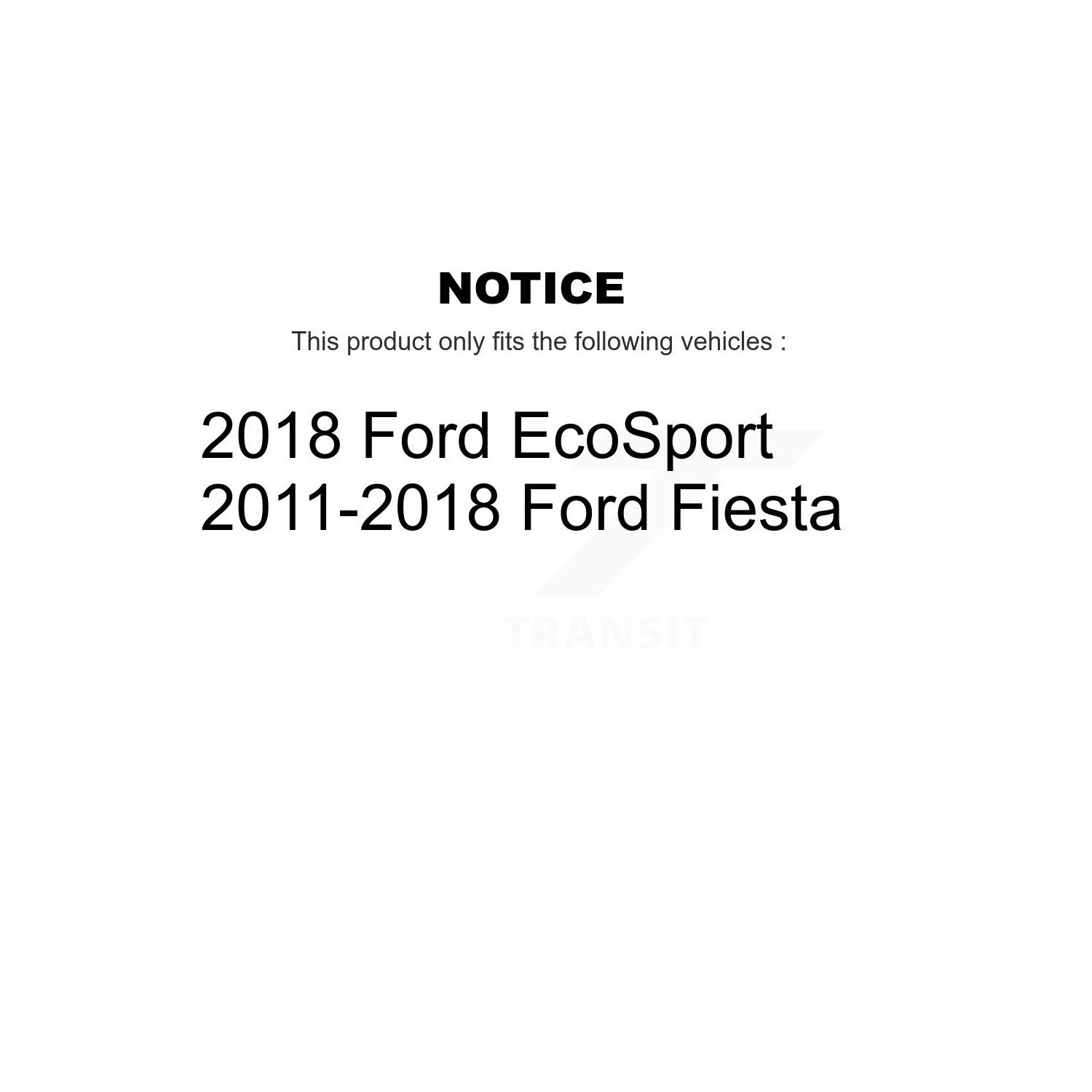 Front Outer Tie Rod End Kit For 2011-2019 Ford Fiesta K72-101634