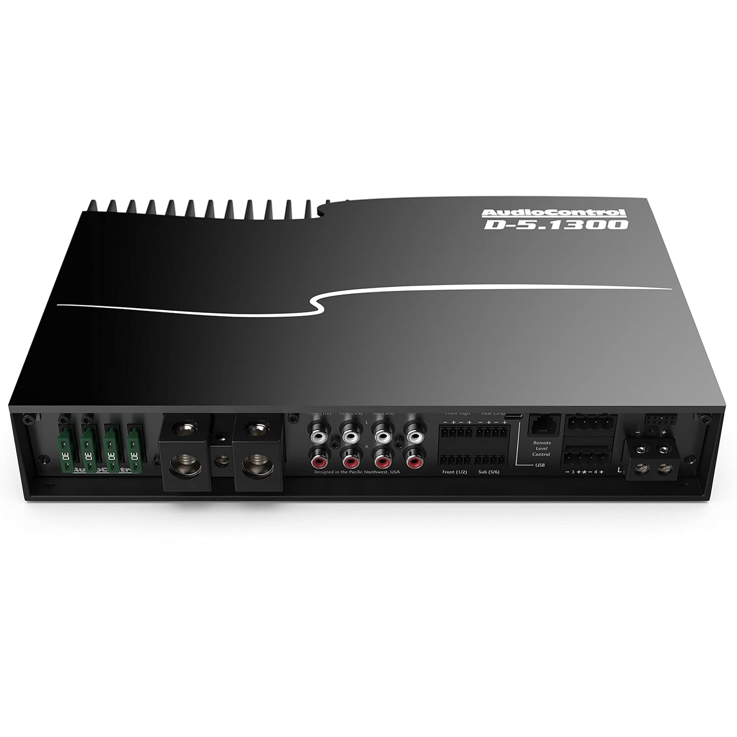 AudioControl D-5.1300 5-Channel Car Audio Amplifier w/Built-in DSP AccuBass -Open Box