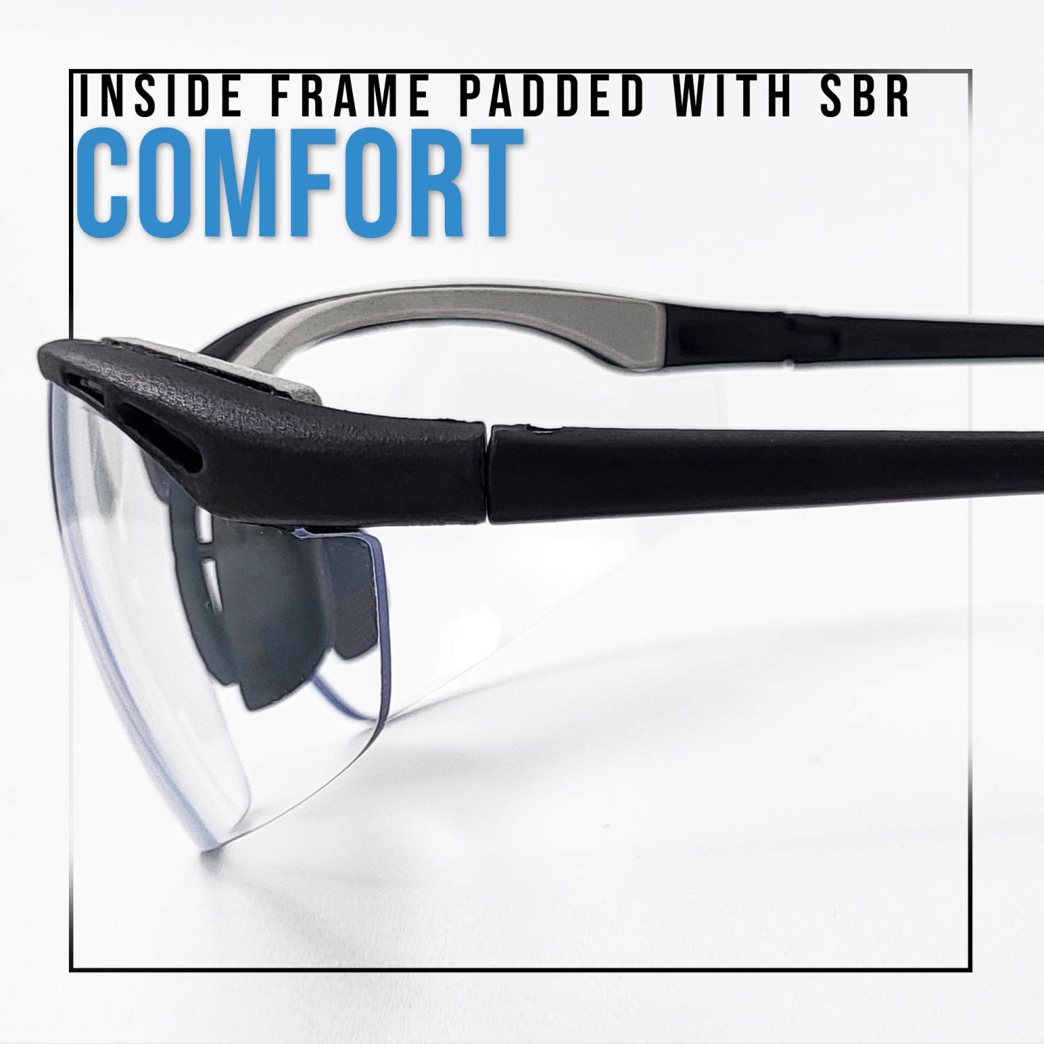 Going One Sports Safety Glasses - Junior Size Protective Eyewear, Pickleball Eye Protection Goggles; for Ages 6 to 12