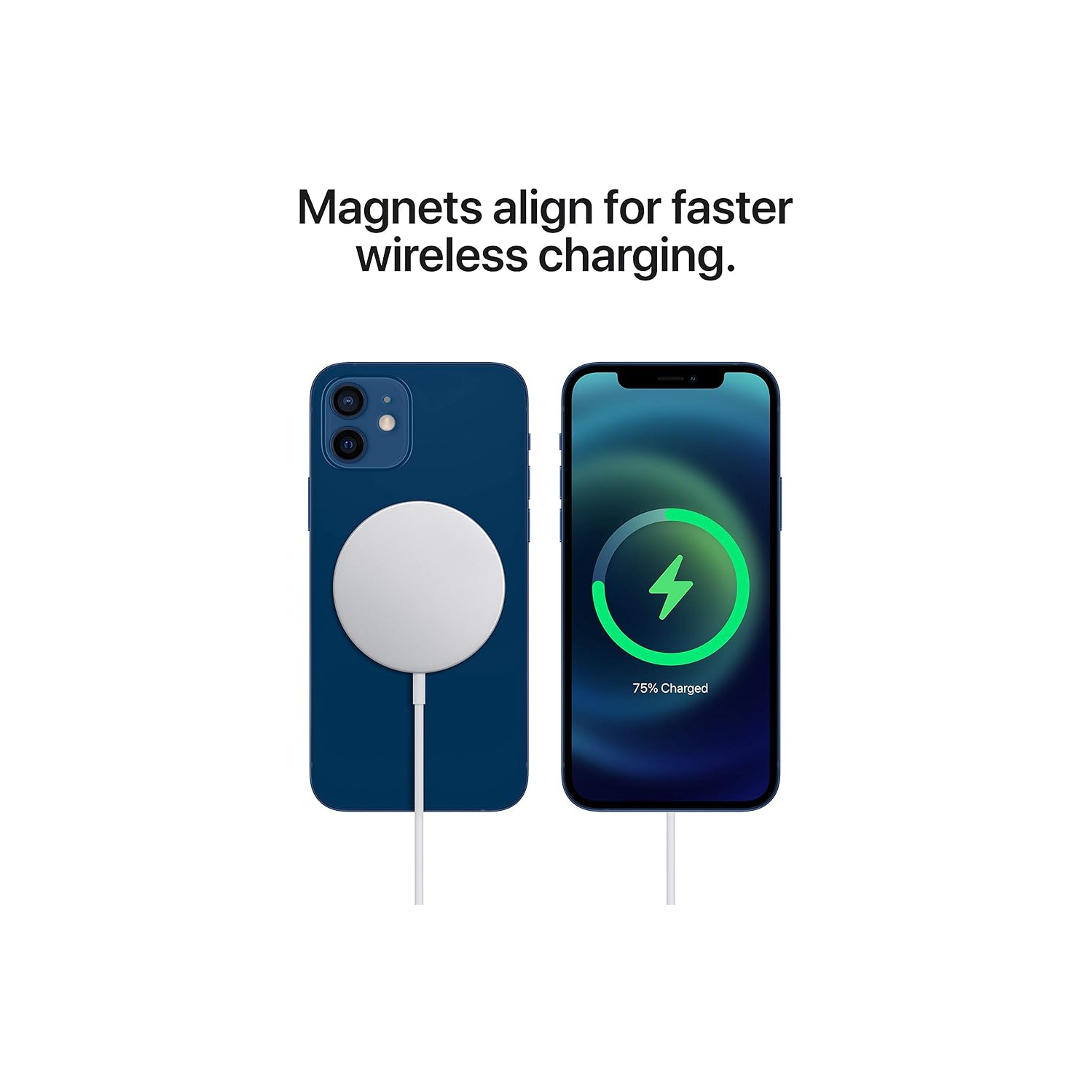 Chargeur magnétique sans fil rapide pour iPhone MagSafe d'Apple Tapis de chargement rapide compatible avec iPhone 17 16 15 14 13 12 Pro Max Plus Pro