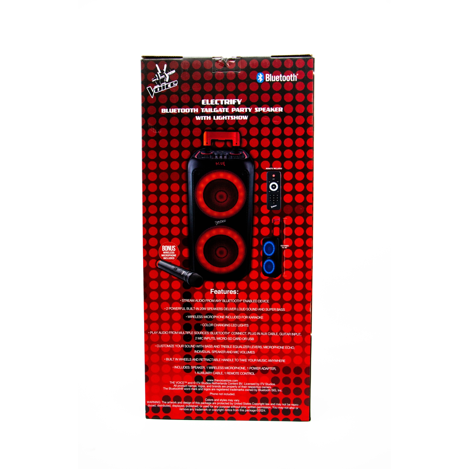 The Voice: Electrify Tailgate Party Speaker with LED Lights [Electronics]