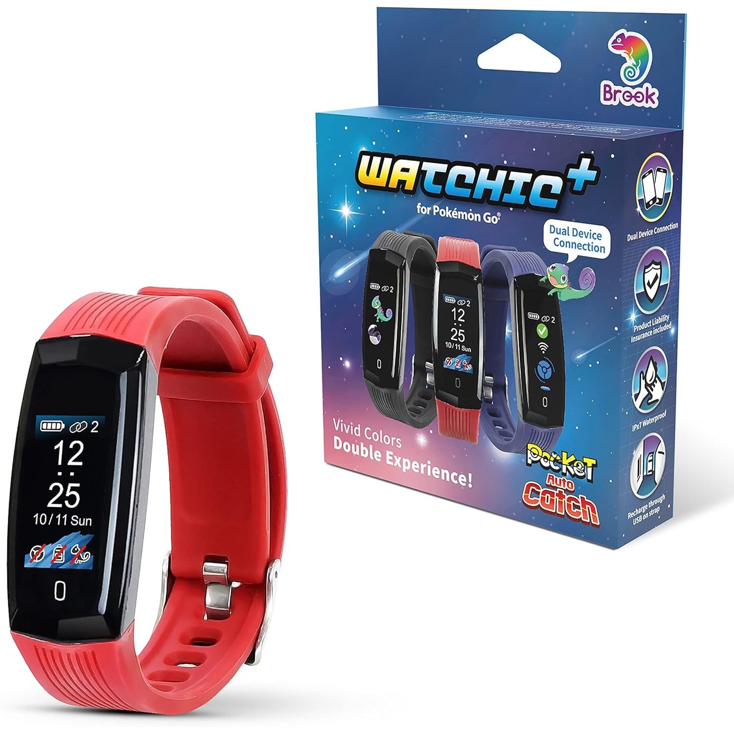 Brook Gaming: Pocket Auto Catch Watches Plus - Red [Electronics]