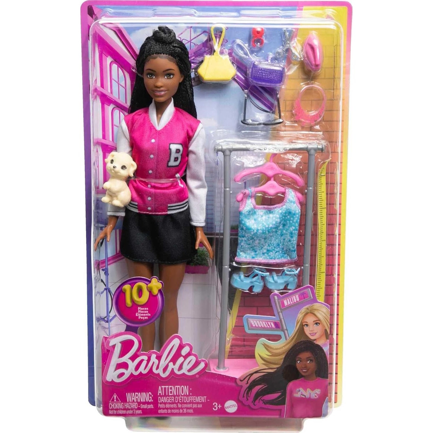 Barbie: Brooklyn Stylist Doll and 14 Accessories Playset