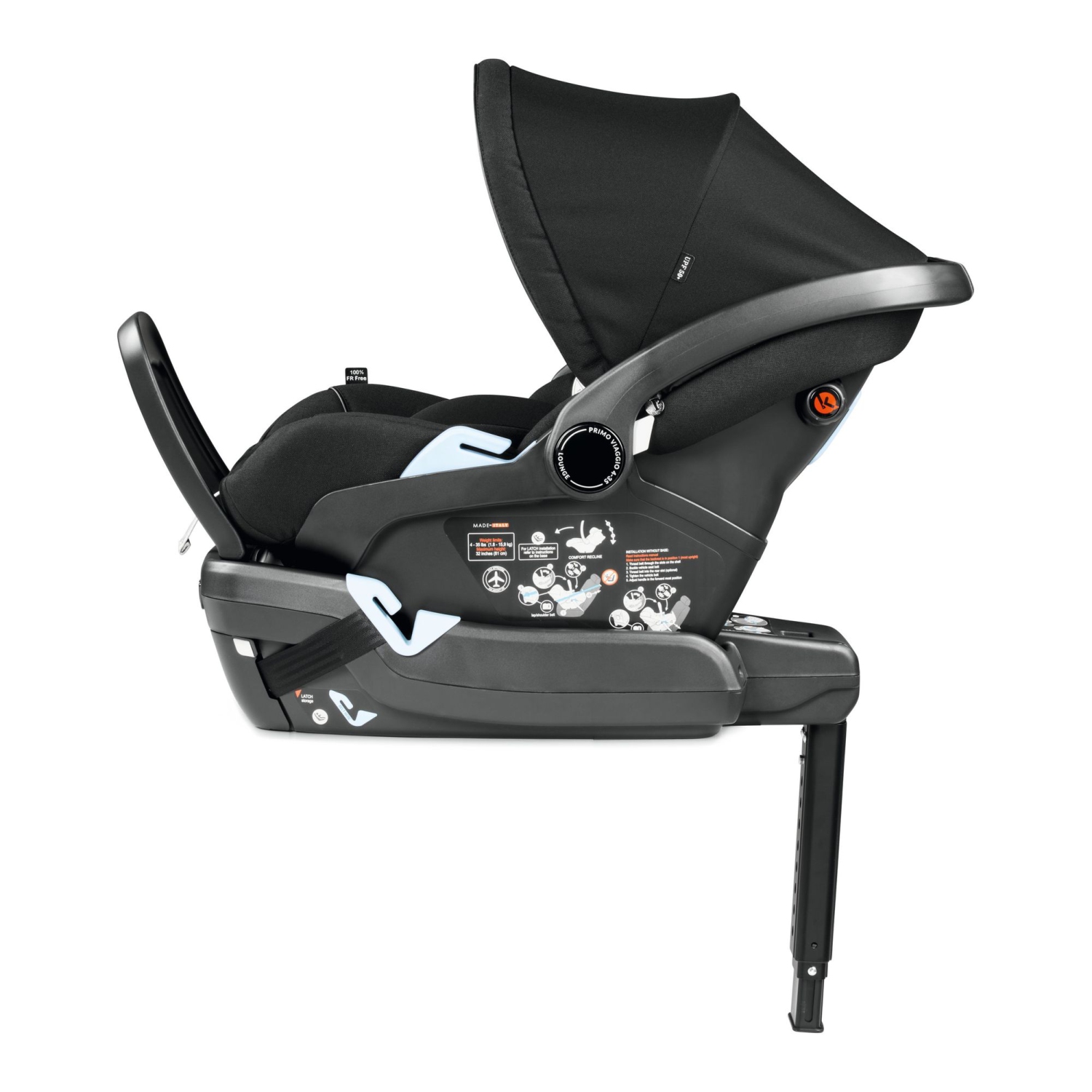 Peg Perego Primo Viaggio 4-35 Lounge Infant Car Seat - True Black