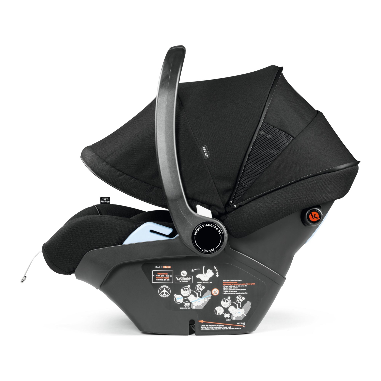 Peg Perego Primo Viaggio 4-35 Lounge Infant Car Seat - True Black