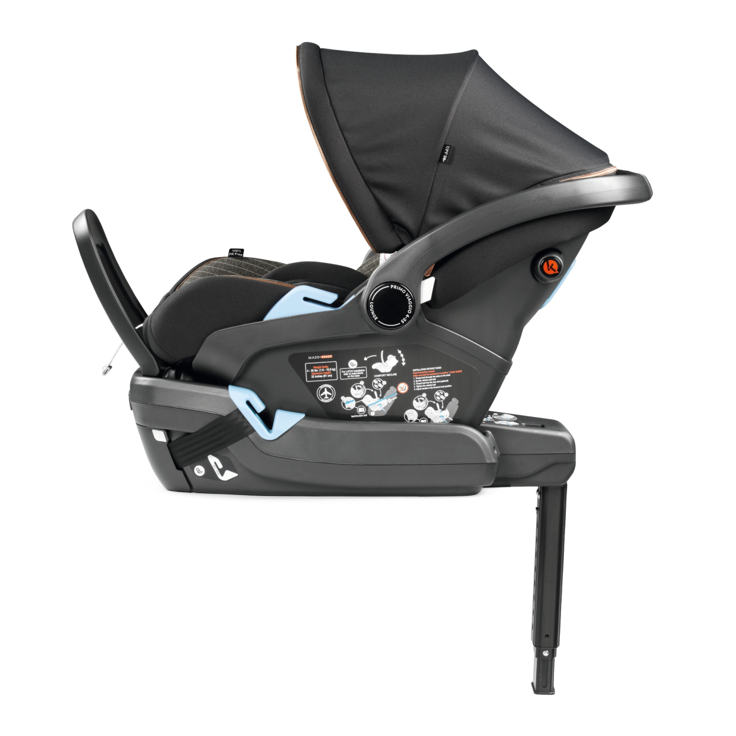 Siège d'auto pour bébé Primo Viaggio 4-35 Lounge de Peg Perego – FIAT 500