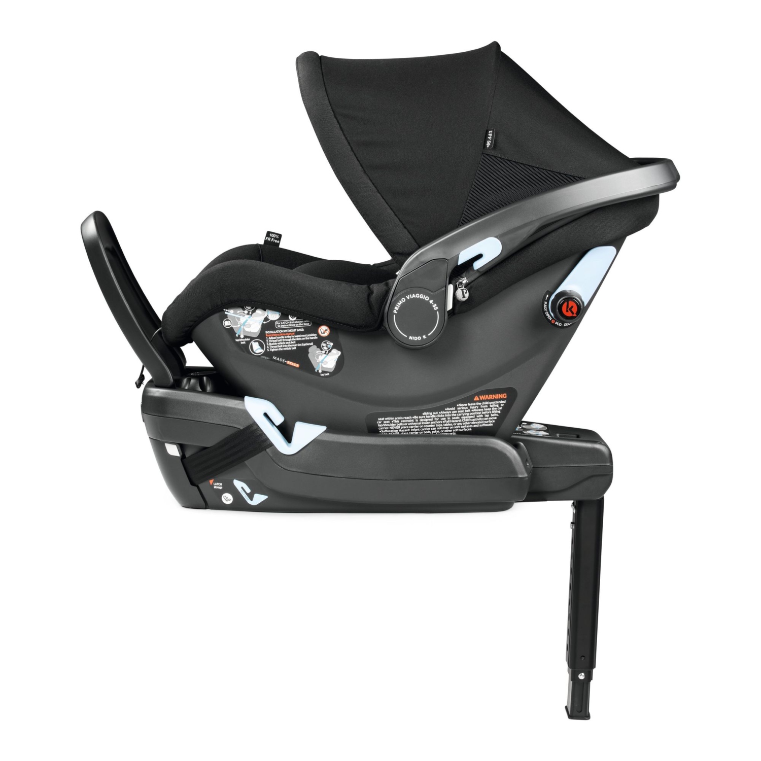 Peg Perego Primo Viaggio 4/35 Nido K Infant Car Seat with Base - True Black