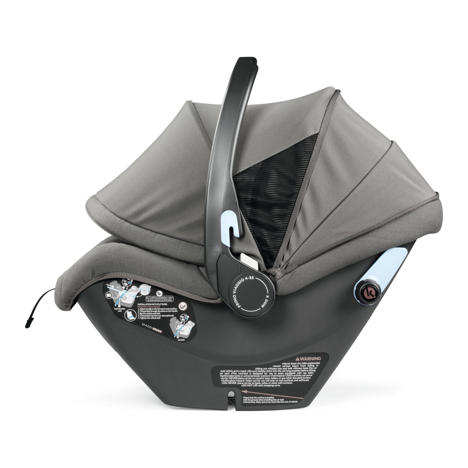 Peg Perego Primo Viaggio 4/35 Nido K Infant Car Seat with Base - Mercury