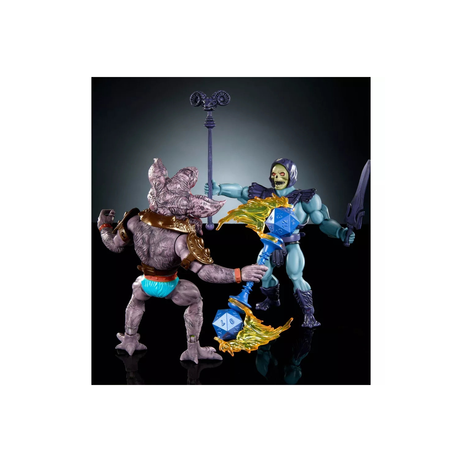 Masters of the Universe Origins X Stranger Things: Ensemble de figurines d'action de Skeletor et Demogorgon