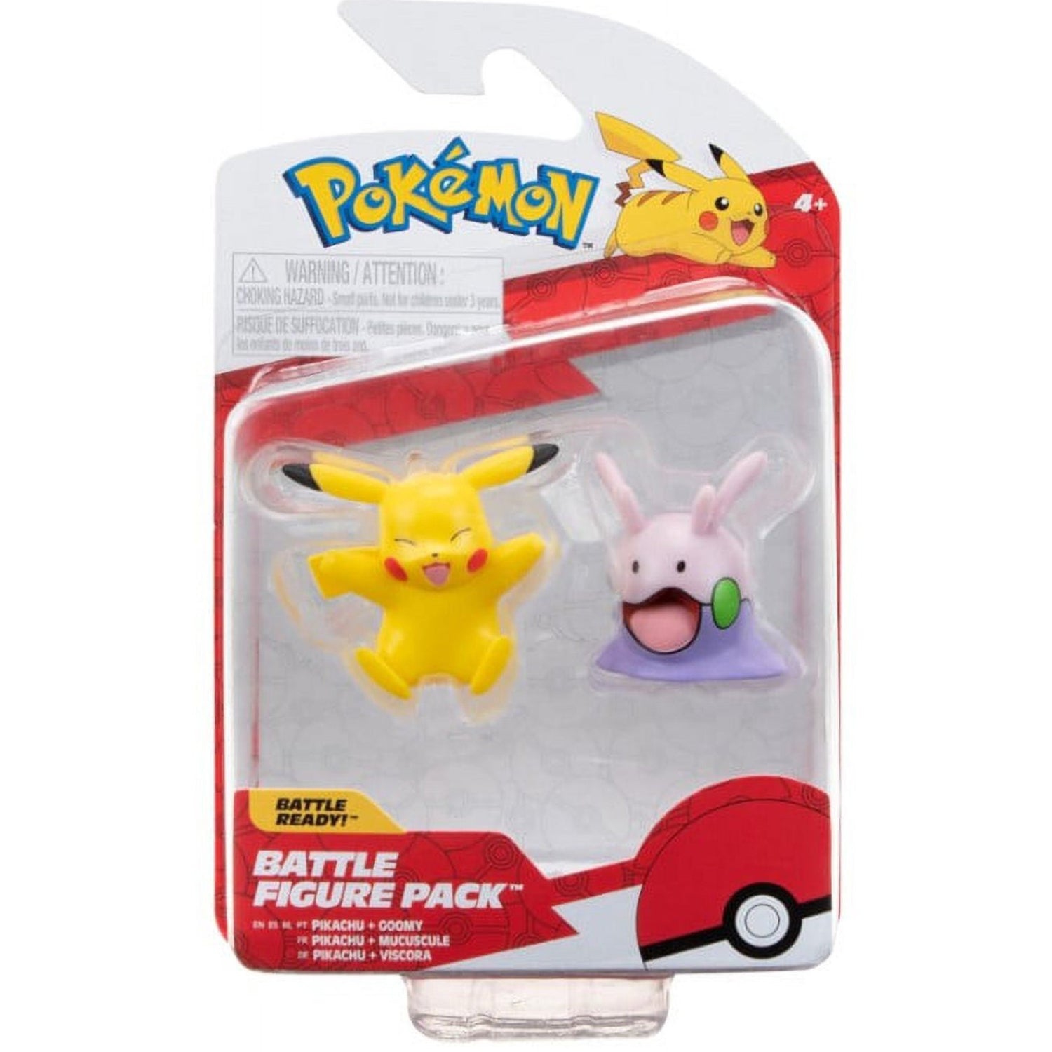 Pokemon: Battle Figure Pack - Pikachu and Goomy