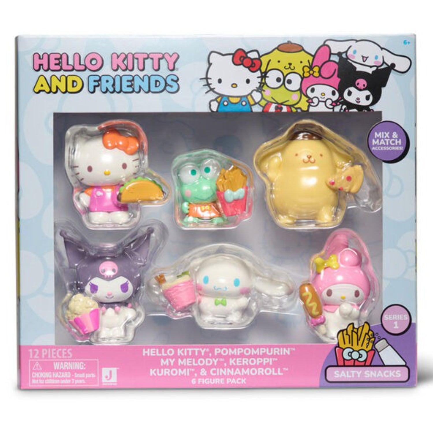 Hello Kitty & Friends: Salty Snacks - 6 Figure Pack [Series 1]