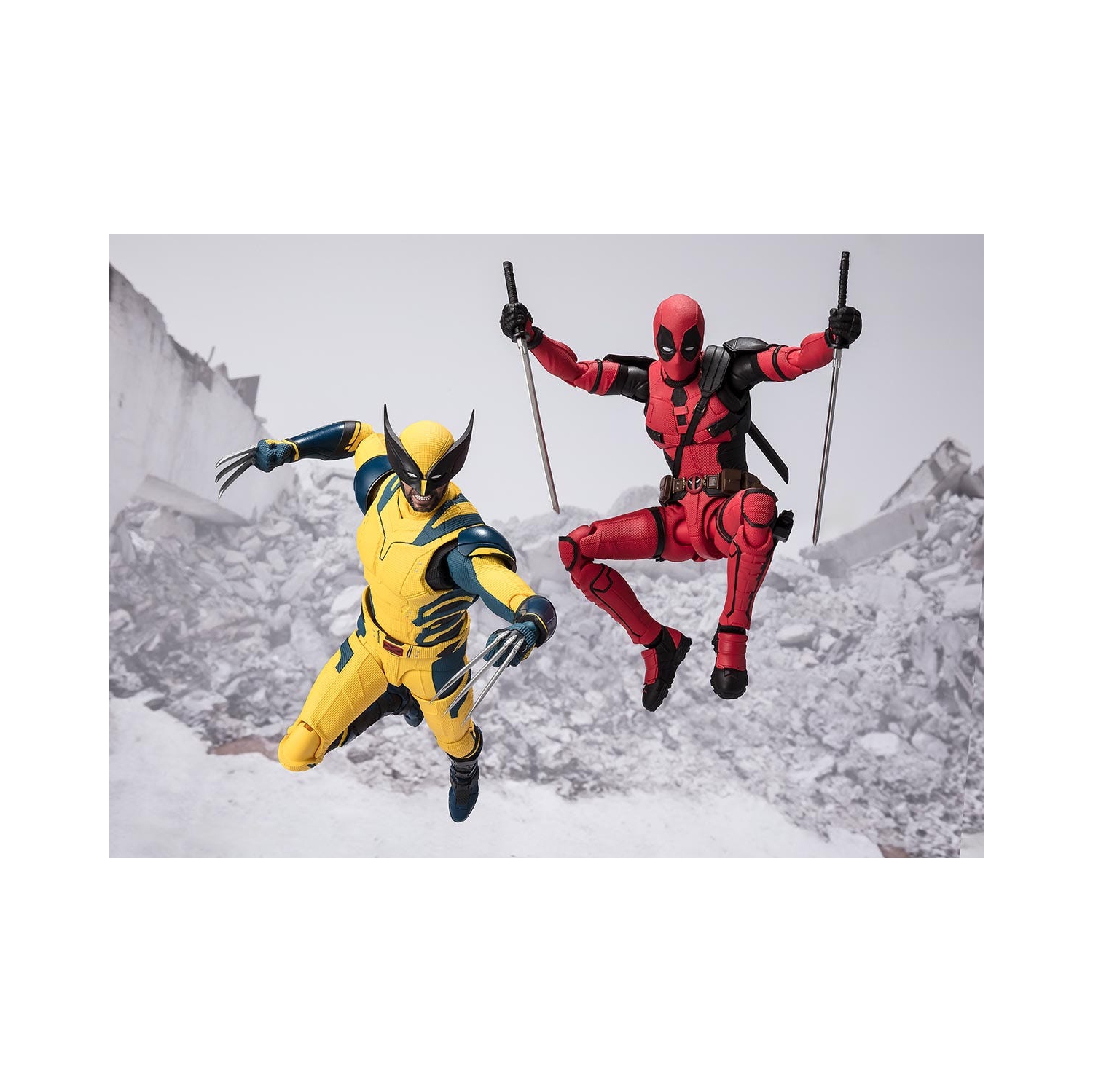 Nations Tamashii&nbsp;: Deadpool & Wolverine - Figurines S.H.I.
