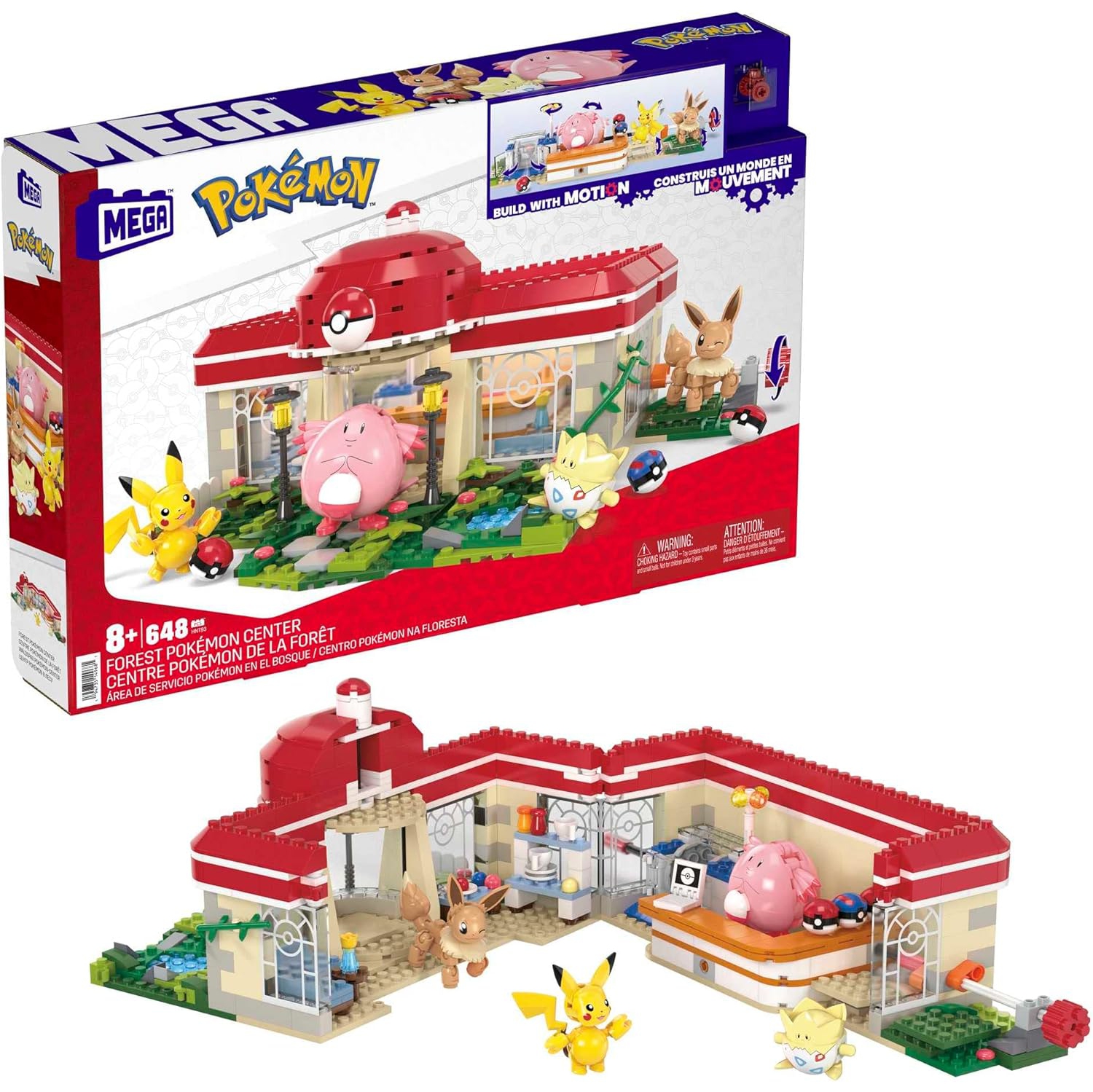 MEGA Pokemon: Forest Center - 648 Pieces Building Set