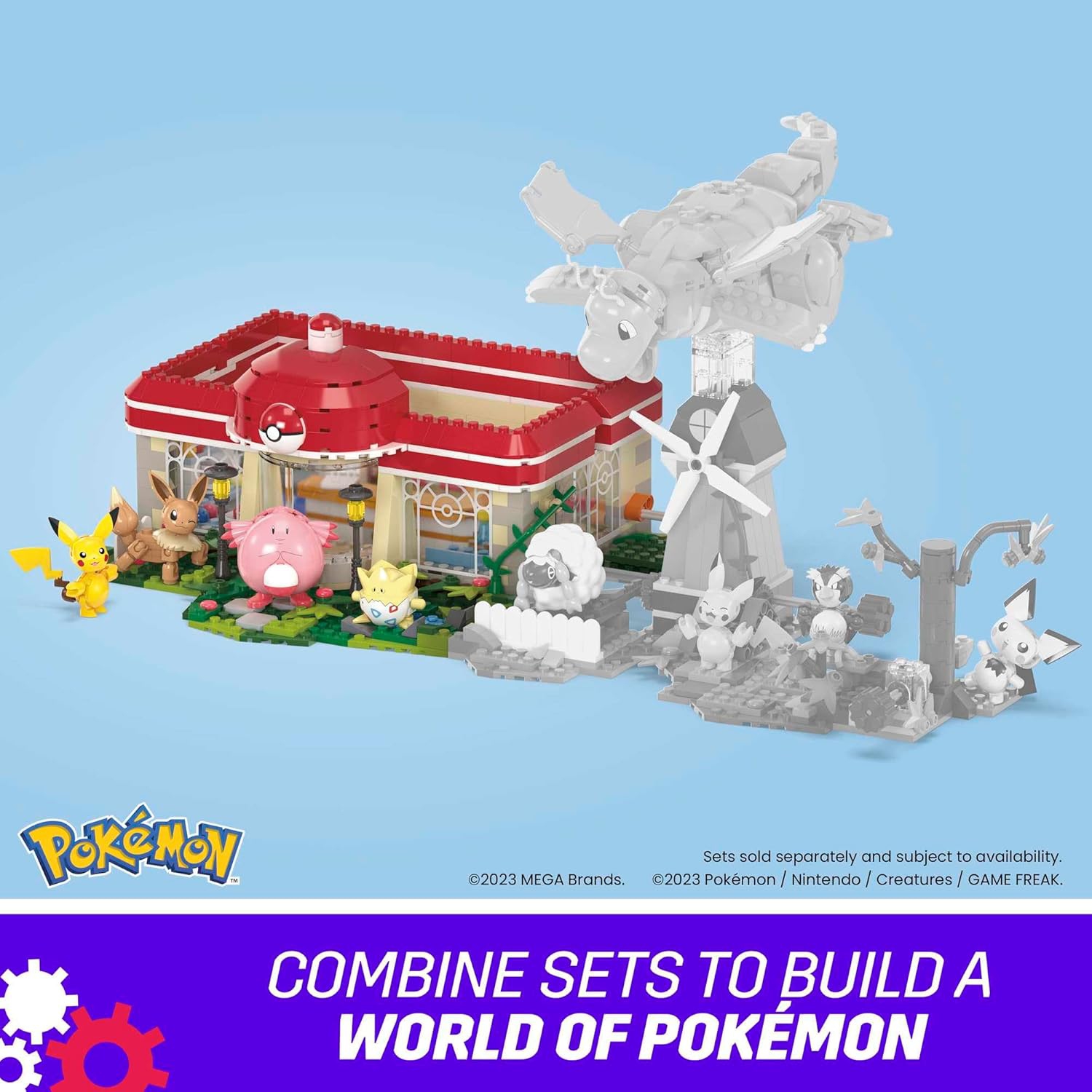 MEGA Pokemon: Forest Center - 648 Pieces Building Set
