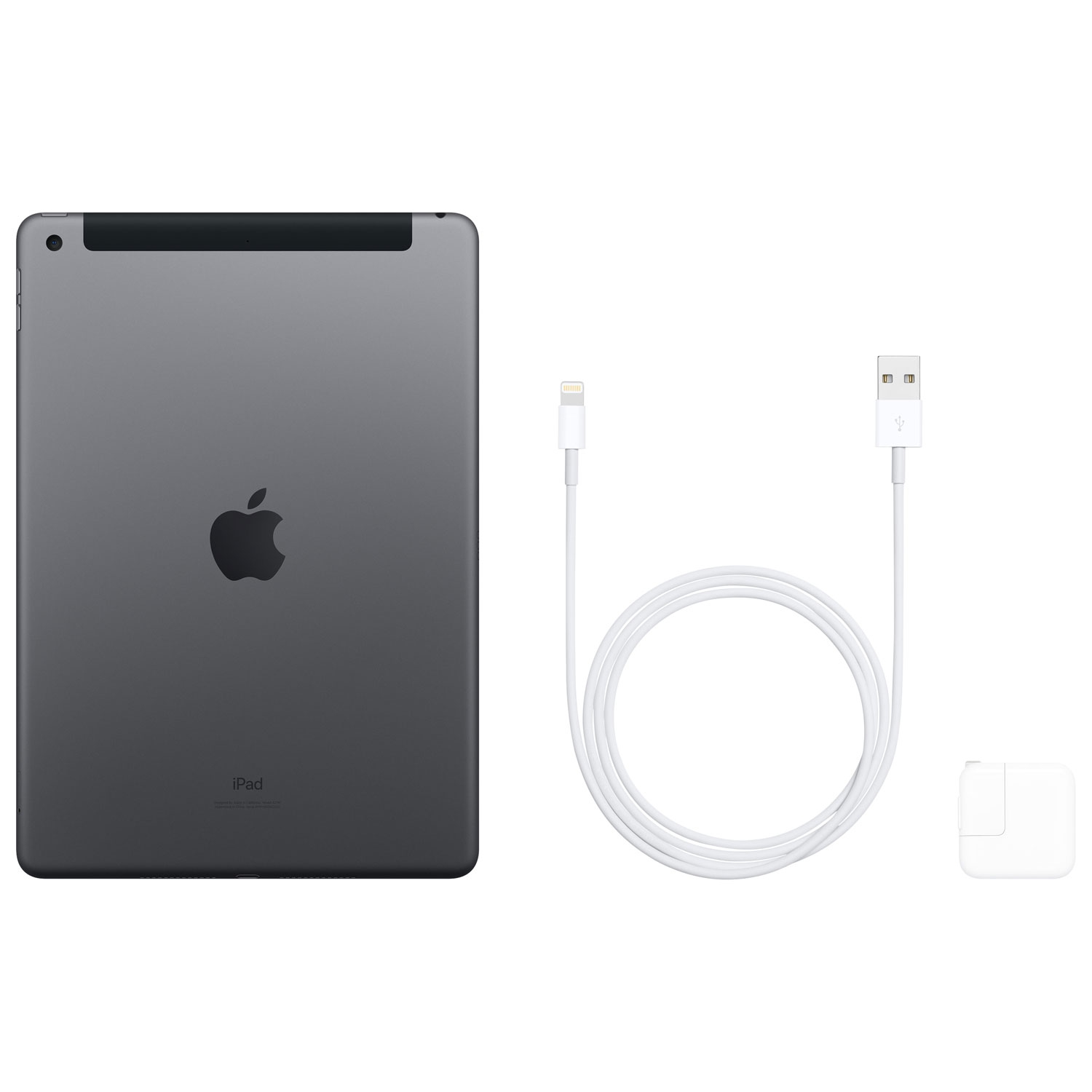 Remis à neuf - iPad 128&nbsp;Go 10,2&nbsp;po avec Wi-Fi et cellulaire d'Apple (génération 7ᵉ) - Gris cosmique