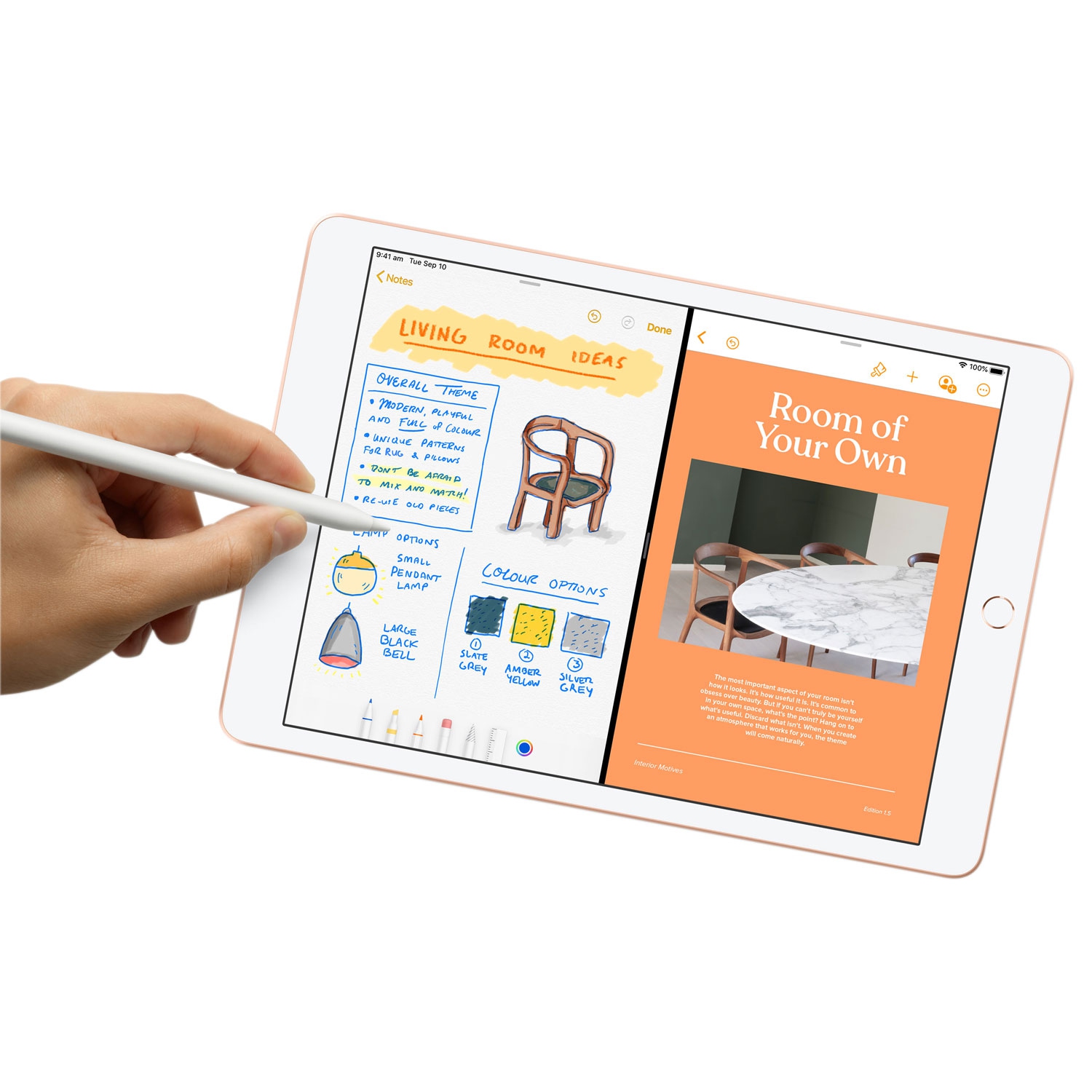 Remis à neuf - iPad 128&nbsp;Go 10,2&nbsp;po avec Wi-Fi et cellulaire d'Apple (génération 7ᵉ) - Gris cosmique