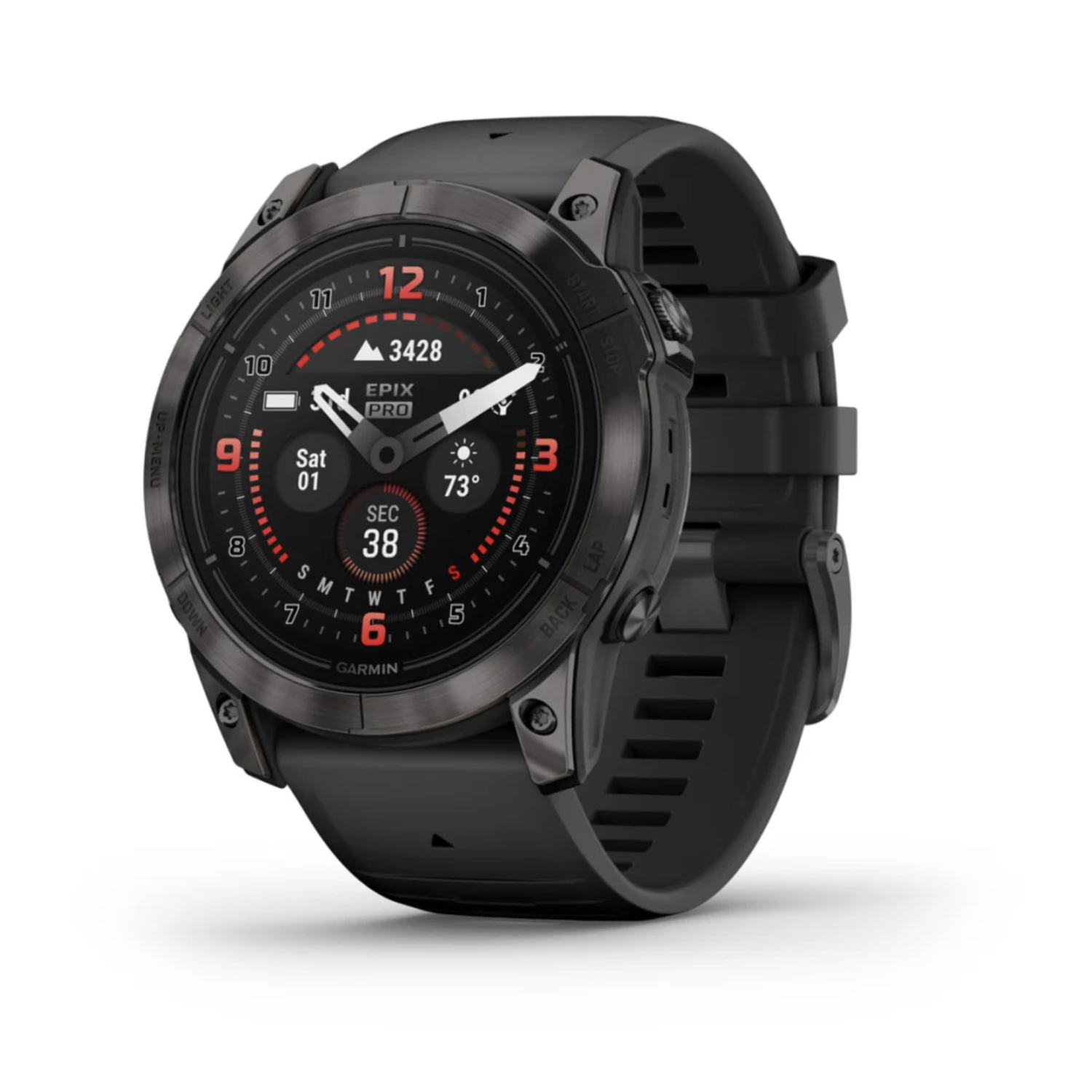 Refurbished (Excellent) - Garmin Epix Pro (Gen 2) Sapphire Edition 51mm Bluetooth Active Smartwatch - Medium/Large - Black