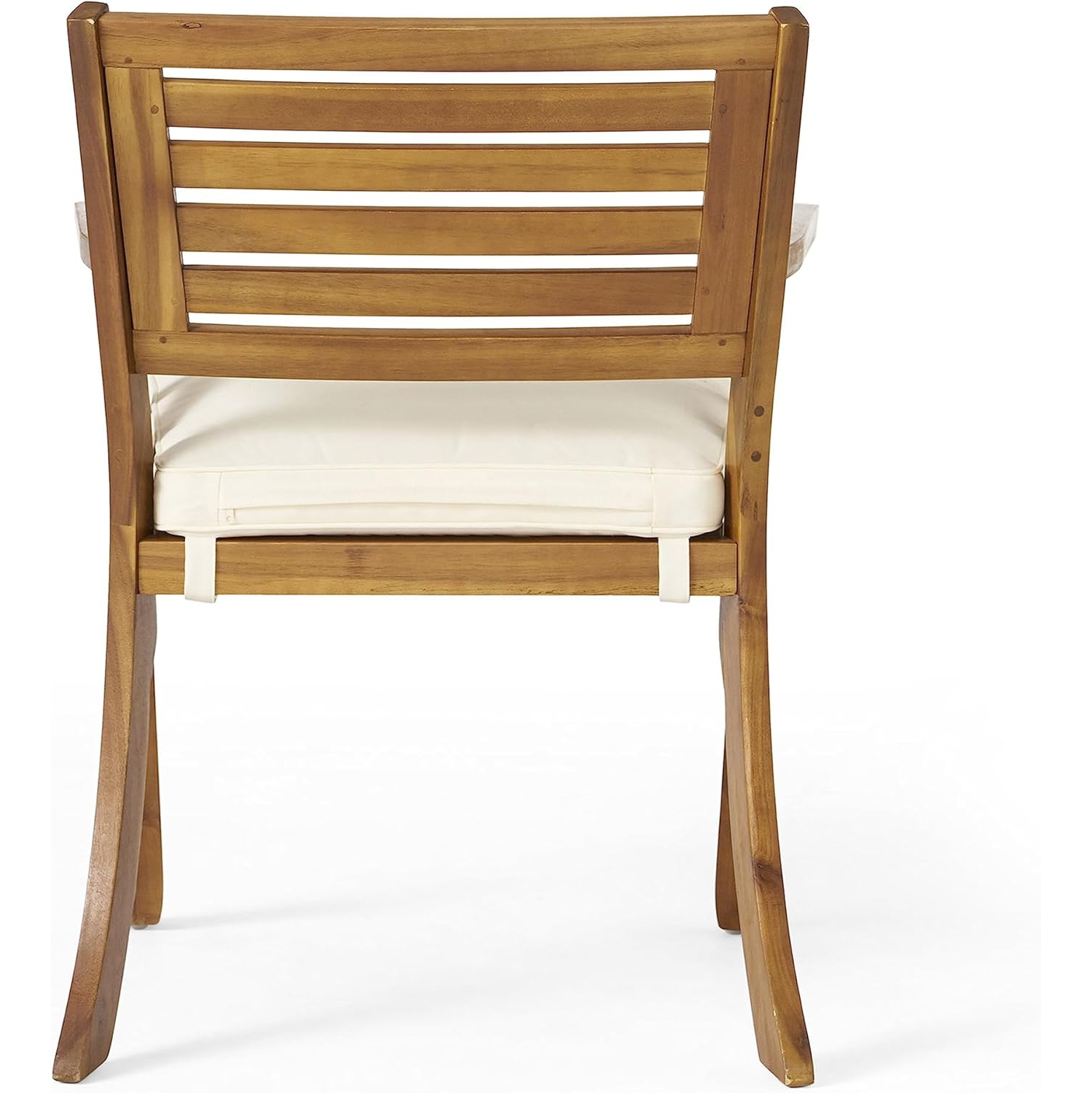 Ensemble de 2 chaises de salle à manger en bois avec coussins, fauteuils en bois pour la salle à manger, la cuisine, la terrasse, le jardin, le
