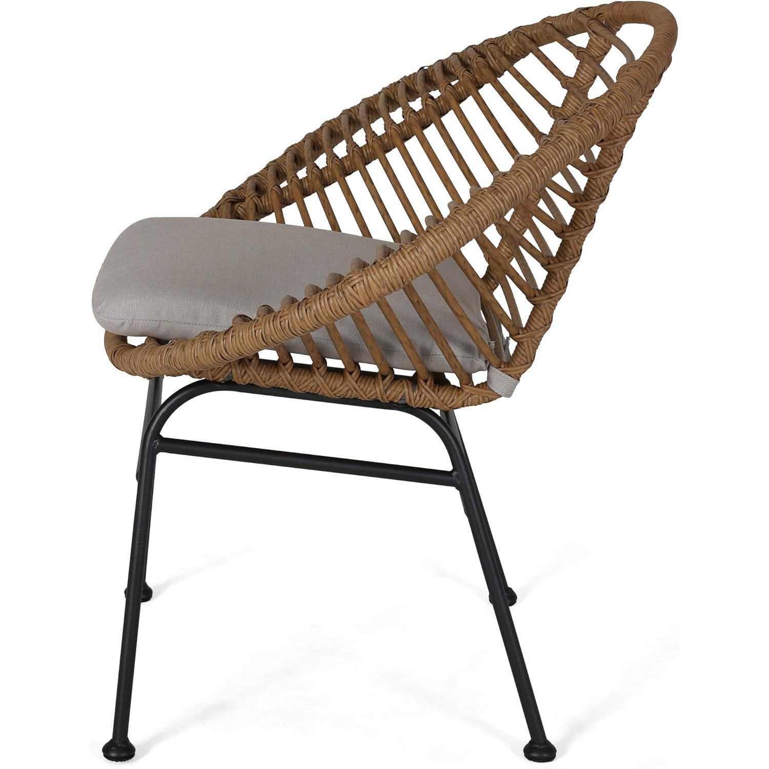 CHAISE, brun + beige 37 x 23,25x 29,75&nbsp;po