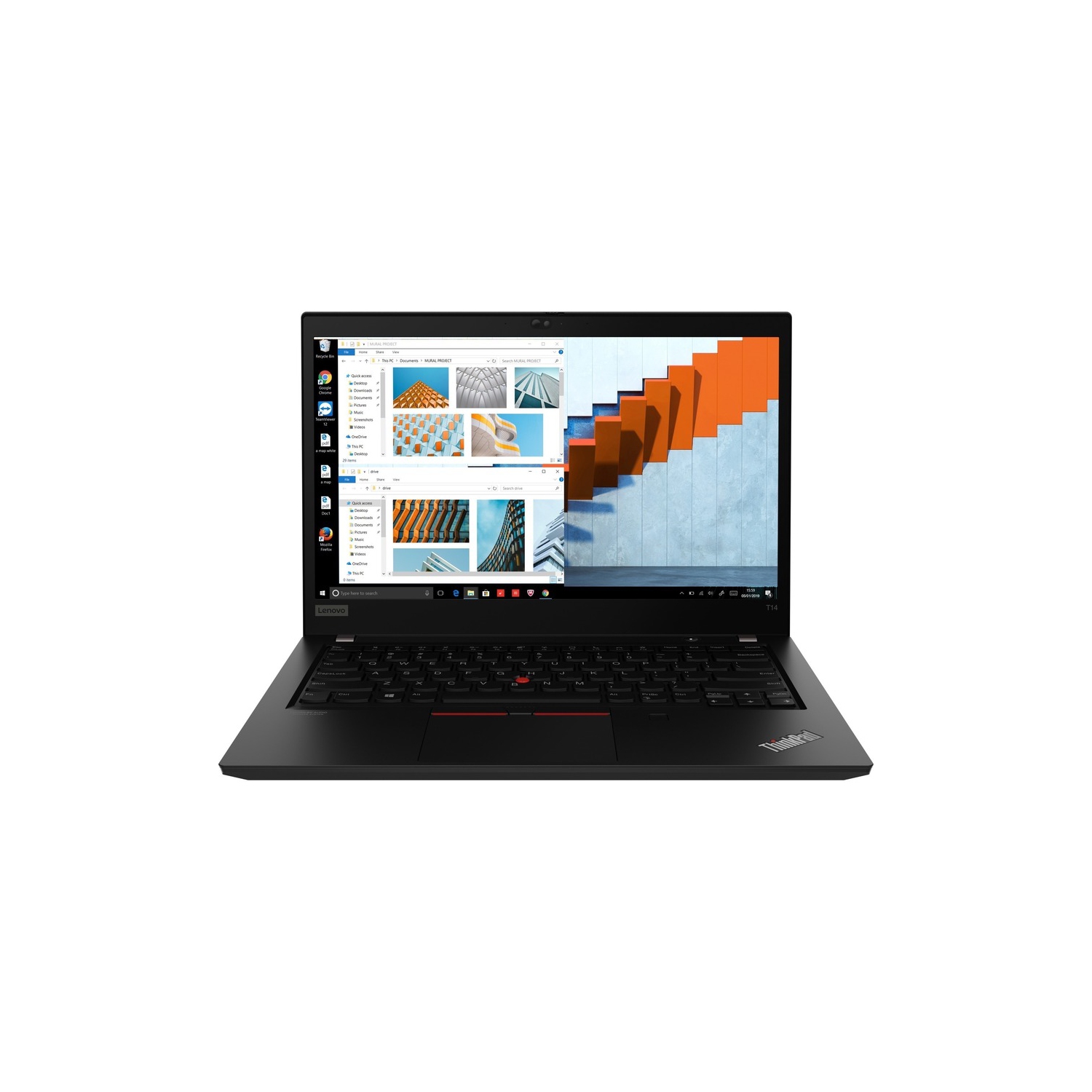 Refurbished (Excellent) - Lenovo ThinkPad T14S Gen 1 14" Laptop - Black (Intel i7-10610U / 32 GB RAM / 512 GB SSD / Windows 11 Pro)