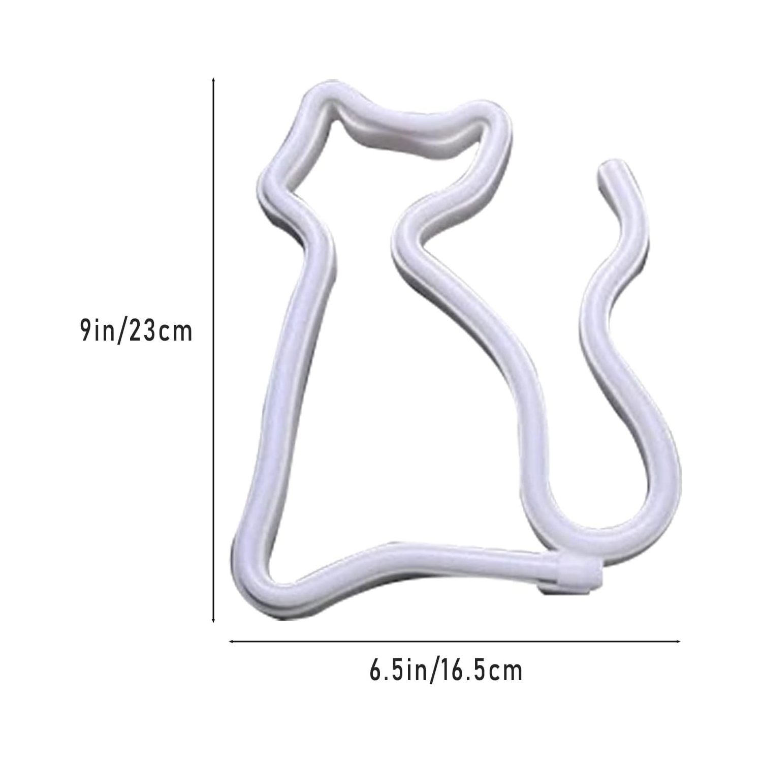 Cute Cat Neon Sign, Pink Neon Sign, USB or Battery Powered LED Light for Kids Room Decor, Ideal Birthday and Christmas Gift