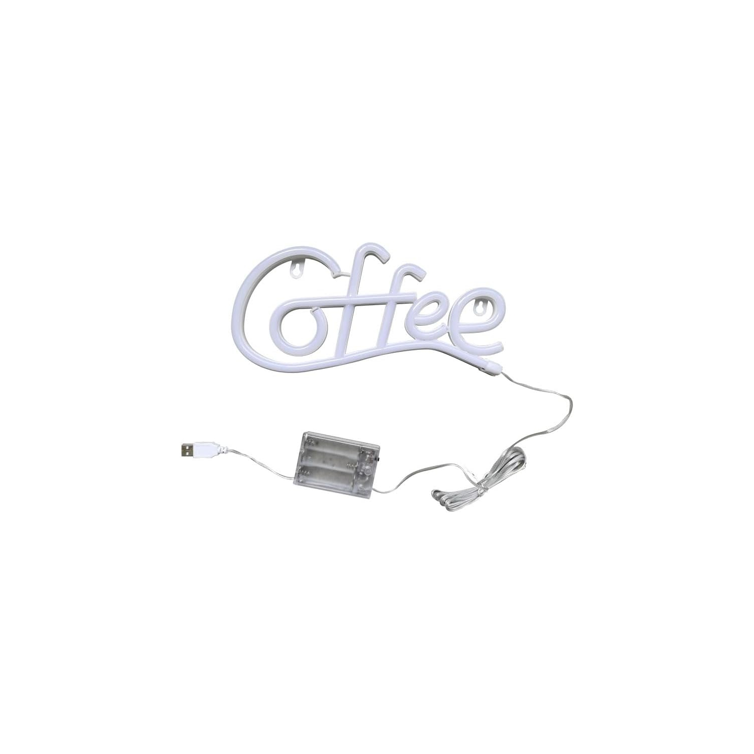 1-pcs Neon Night Light,LED Coffee Neon Signs,USB or Battery Powered Neon Wall Decoration,for Home Bar,Business,Café,Restaurant,Hotel Decoration