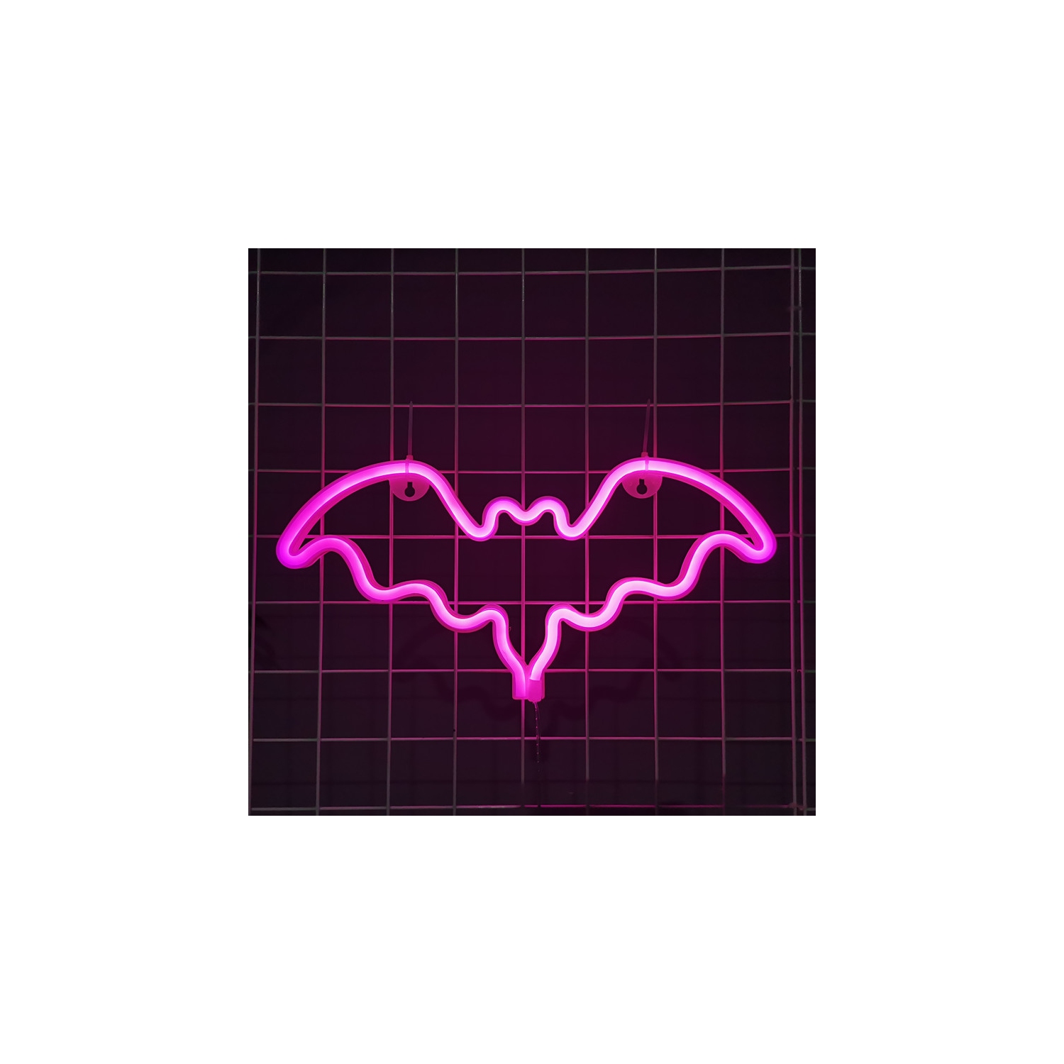Bat Neon Lamp Halloween Decoration Festival Atmosphere Neon Light For Bedroom Party Wall Home Hanging Decor Adult Kid Gift