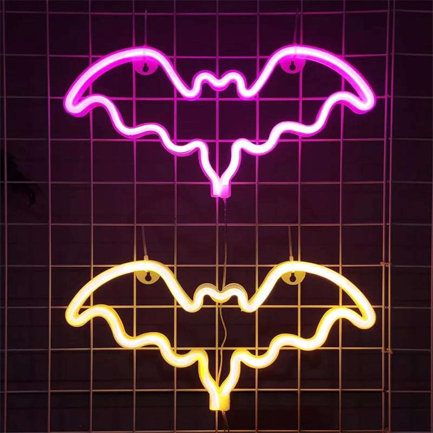 Bat Neon Lamp Halloween Decoration Festival Atmosphere Neon Light For Bedroom Party Wall Home Hanging Decor Adult Kid Gift