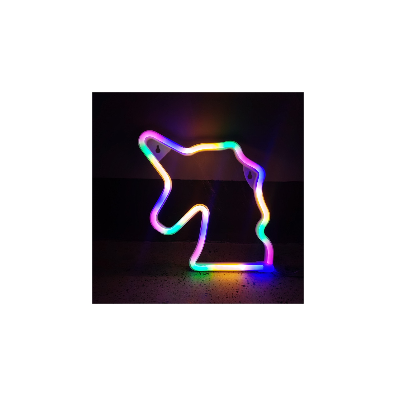 Lumière néon à DEL Décoration murale artistique néon pour lumières de décoration de salle de fête d'anniversaire des Fêtes