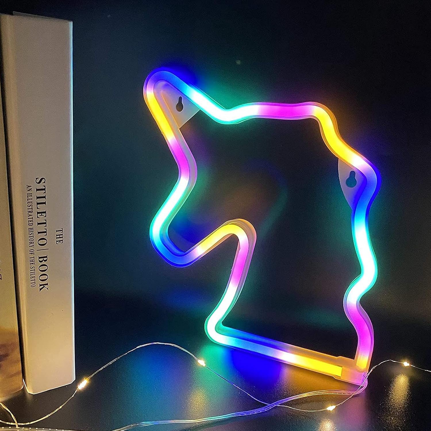 Lumière néon à DEL Décoration murale artistique néon pour lumières de décoration de salle de fête d'anniversaire des Fêtes