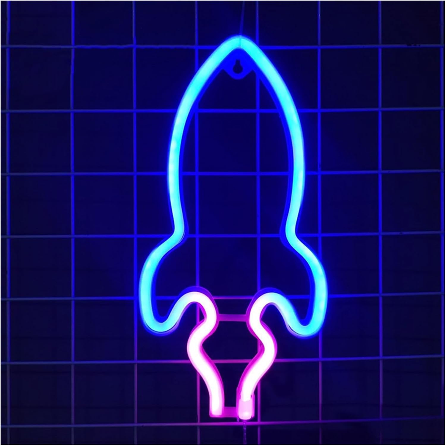 Affiche néon de planète, décoration murale de veilleuse pour chambre d'enfant Décorations de fête de mariage de Noël, USB/piles