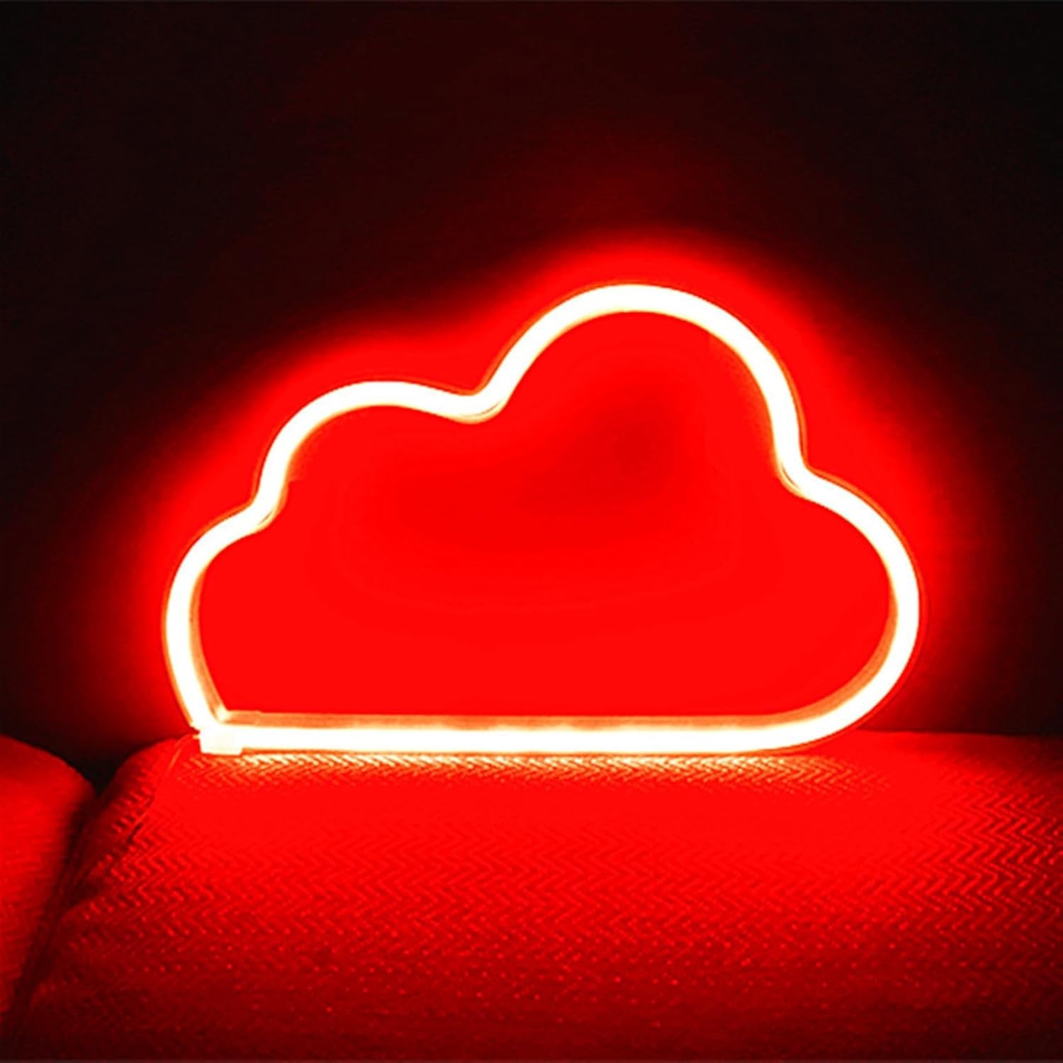 Cloud Neon Light – USB & Battery Powered Wall Decor for Kids & Teens – Ideal for Bedroom, Birthday, and Parties