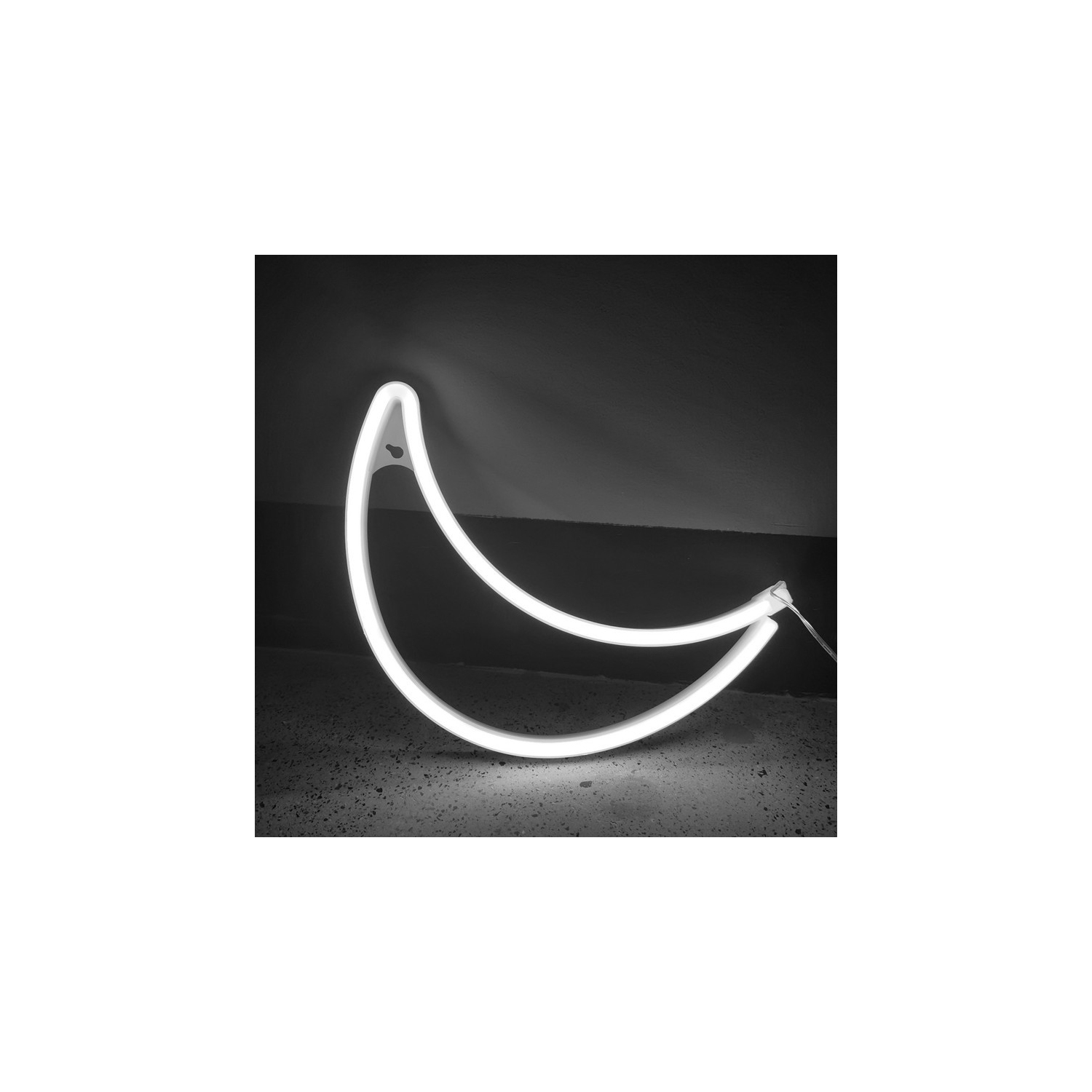 Neon Sign, Moon Neon Sign LED Neon Light Night Lamp USB Battery Powered Led Neon Light Sign Bedroom Wall Decor