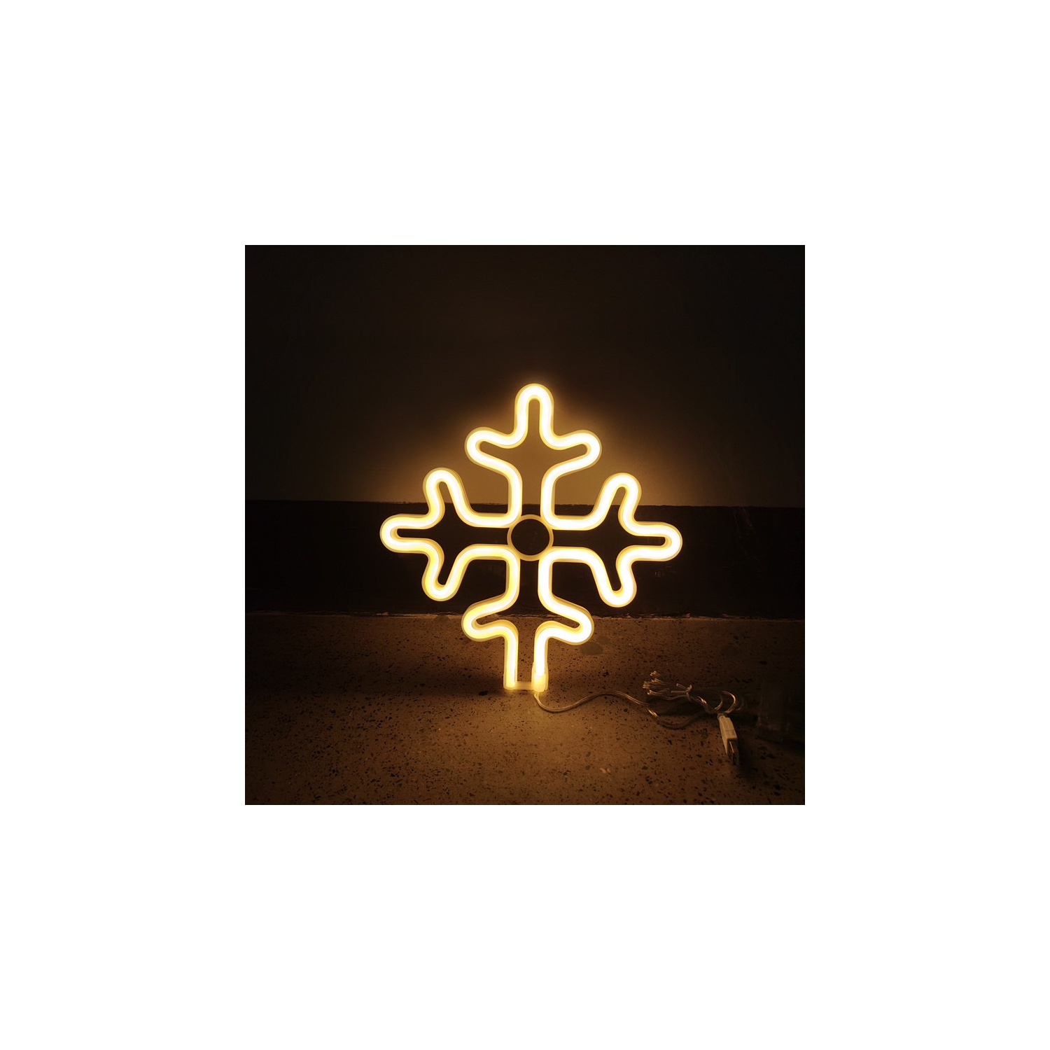 1-pcs Christmas Neon Sign, Battery/USB Powered LED Neon Lights, Xmas Wall Décor for Bedroom, Kids' Room, Home Decoration, Christmas Gifts, Holiday