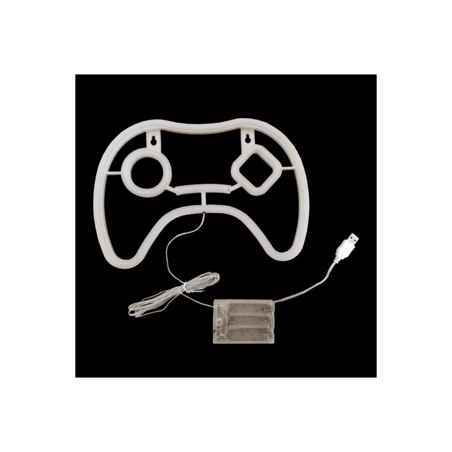 Affiche néon en 1 pièces, lampe de nuit DEL au néon Game Neon Light USB Pile LED Neon Light Wall Room