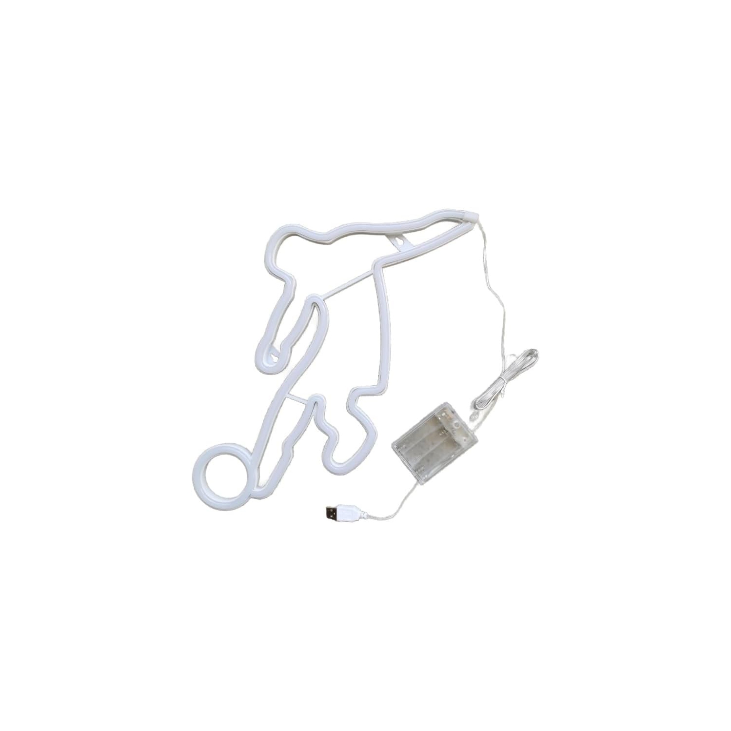 1-pcs Neon Sign, Cowhead Neon Sign LED Neon Light Night Lamp USB Battery Powered Led Neon Light Sign Bedroom Wall Decor