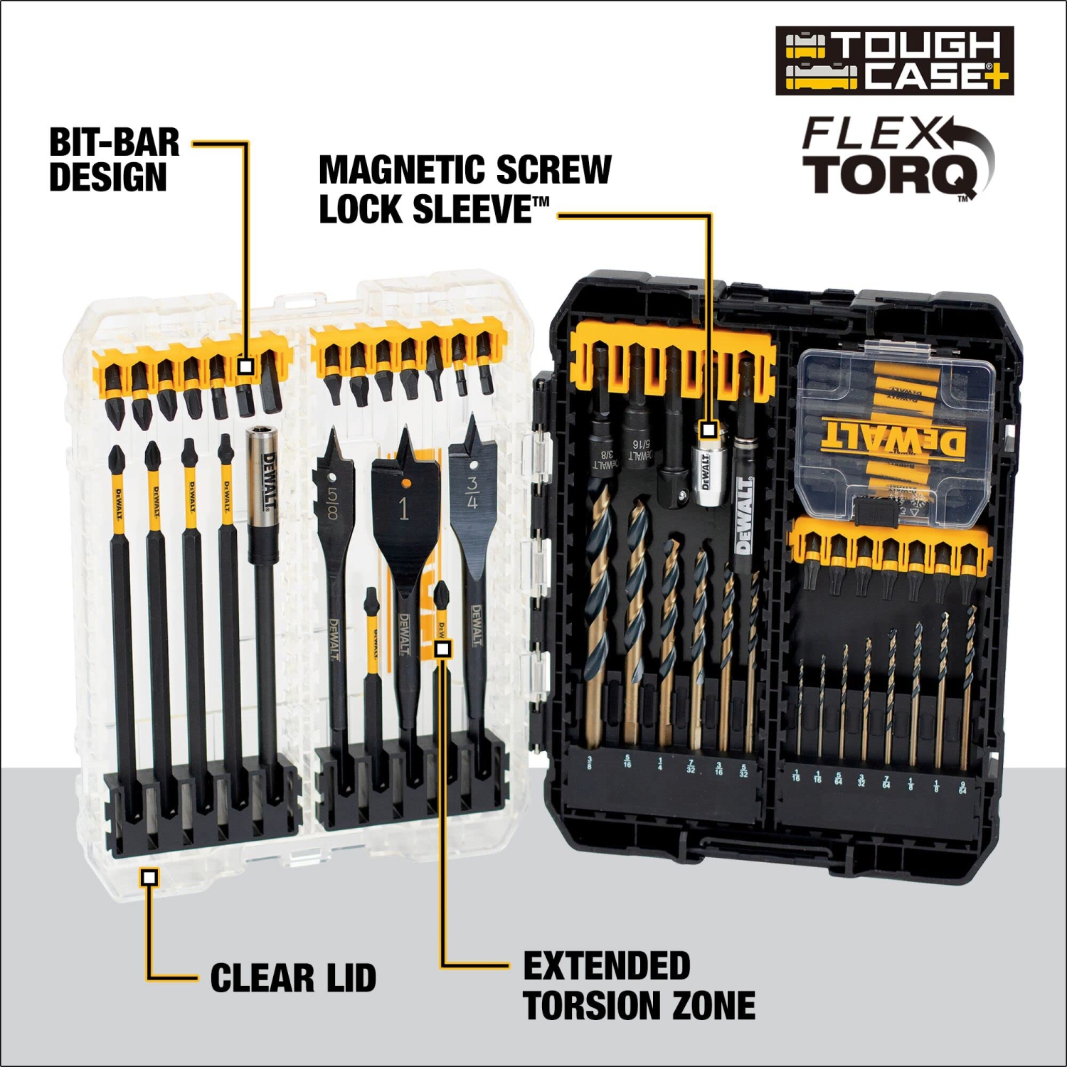 DEWALT Flex Torq Drill/Drive Bit Set, 66-pc