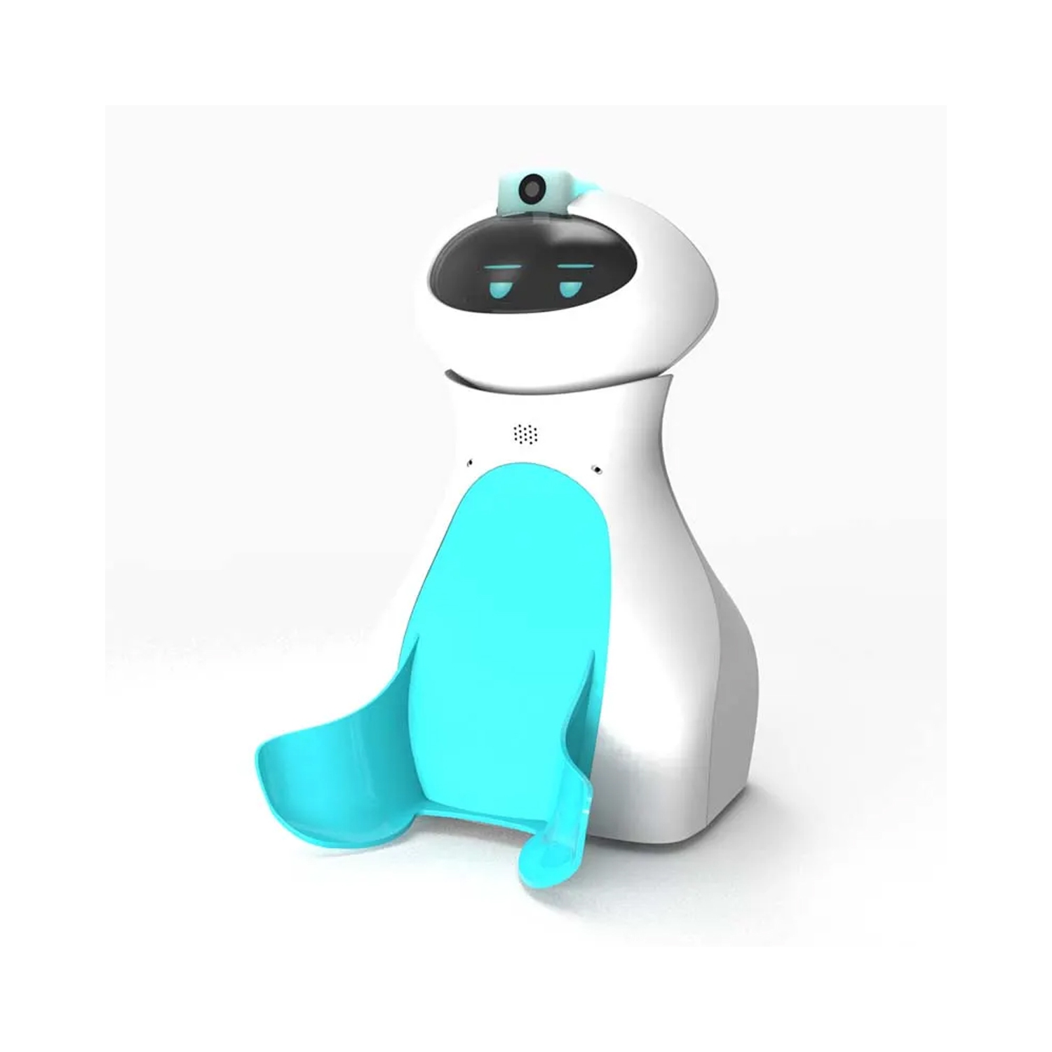 Oti-Bot Coding Robot with 1 Pusher Tummy Bundle, Learning Robot Programming Robotics, STEAM Robotics Programmable Rechargeable APP Control Robot