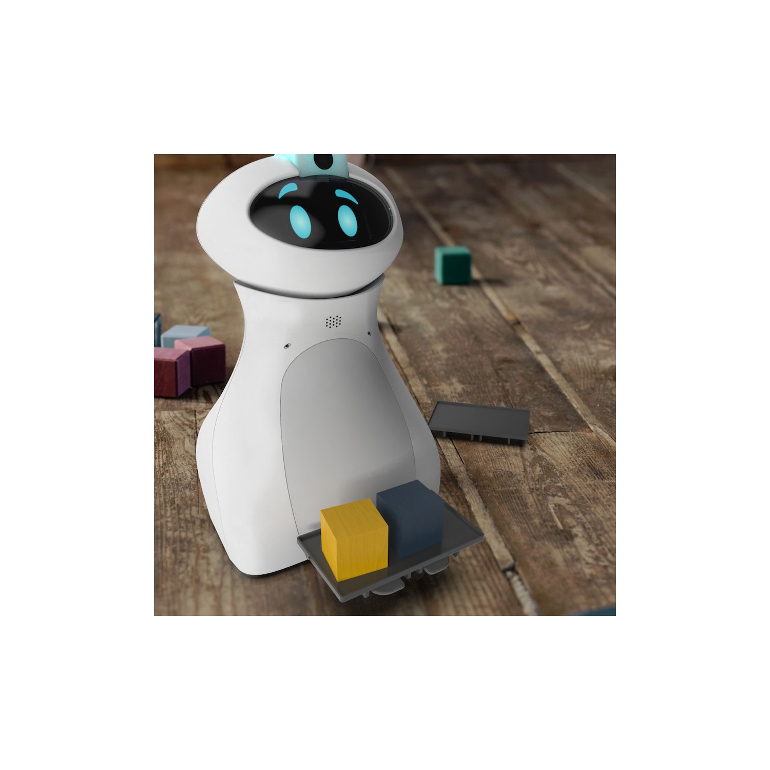 TTS Oti-Bot Coding Robot with 1 Forklift Bundle Pack, Learning Robot Programming Robotics, STEAM Robotics Programmable APP Control Robot Toys Gifts