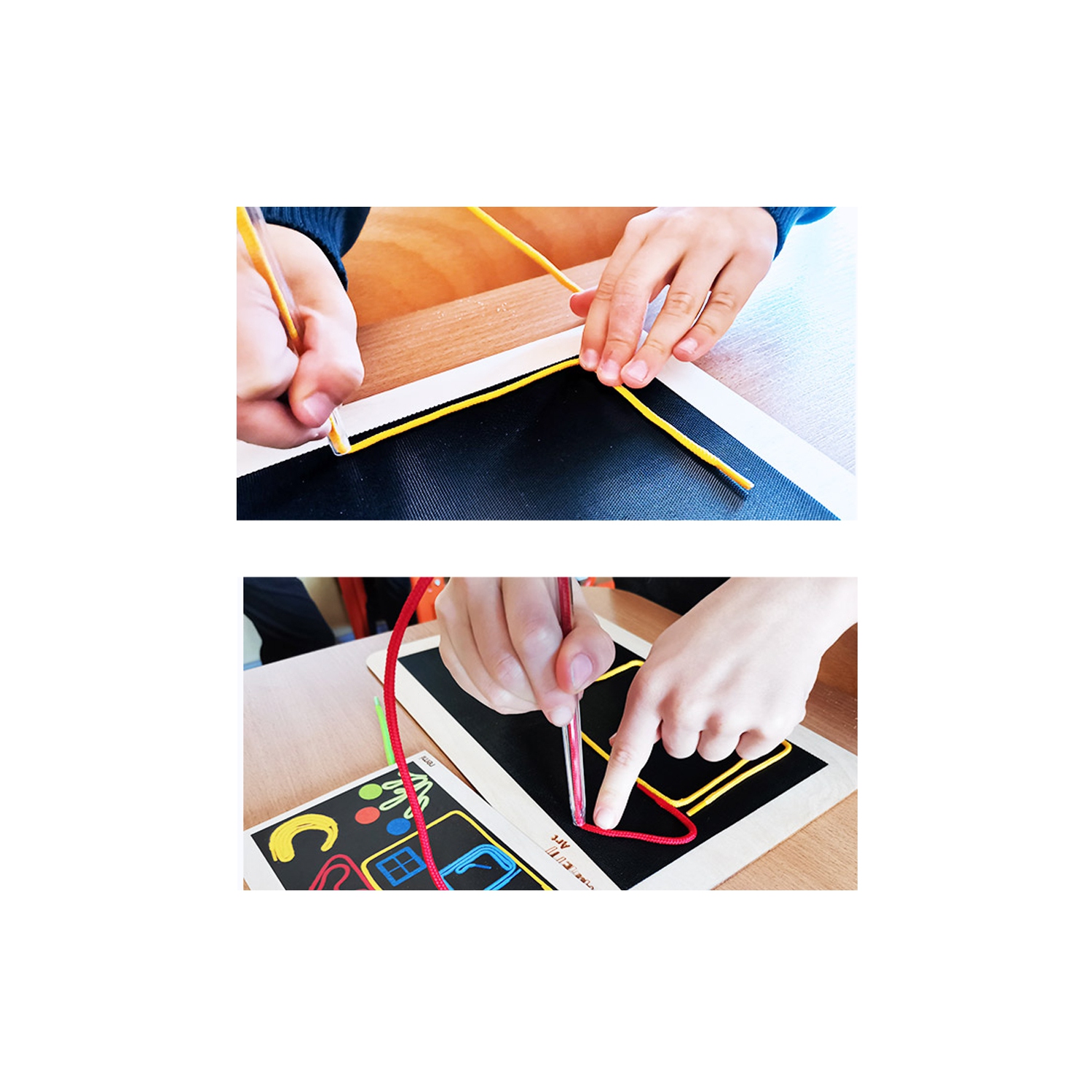 Spaghetti Edu - 6 stands - Innovative Set for Learning to Write - Teachers and Parents Teaching Kindergartens Education Classroom Materials