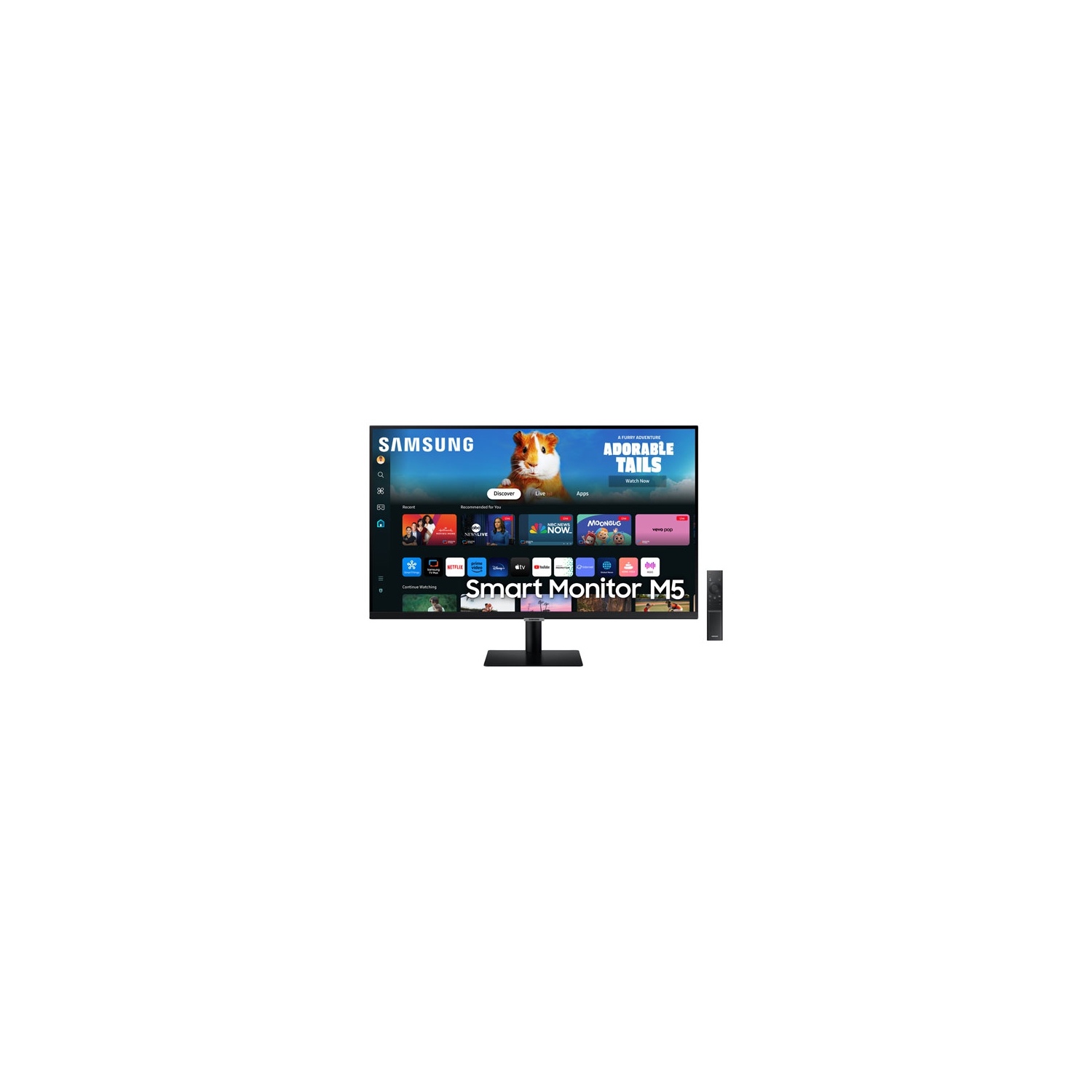 Open Box - Samsung 32" FHD 60Hz 4ms GTG VA LCD Gaming Monitor (LS32DM500ENXGO) - Black