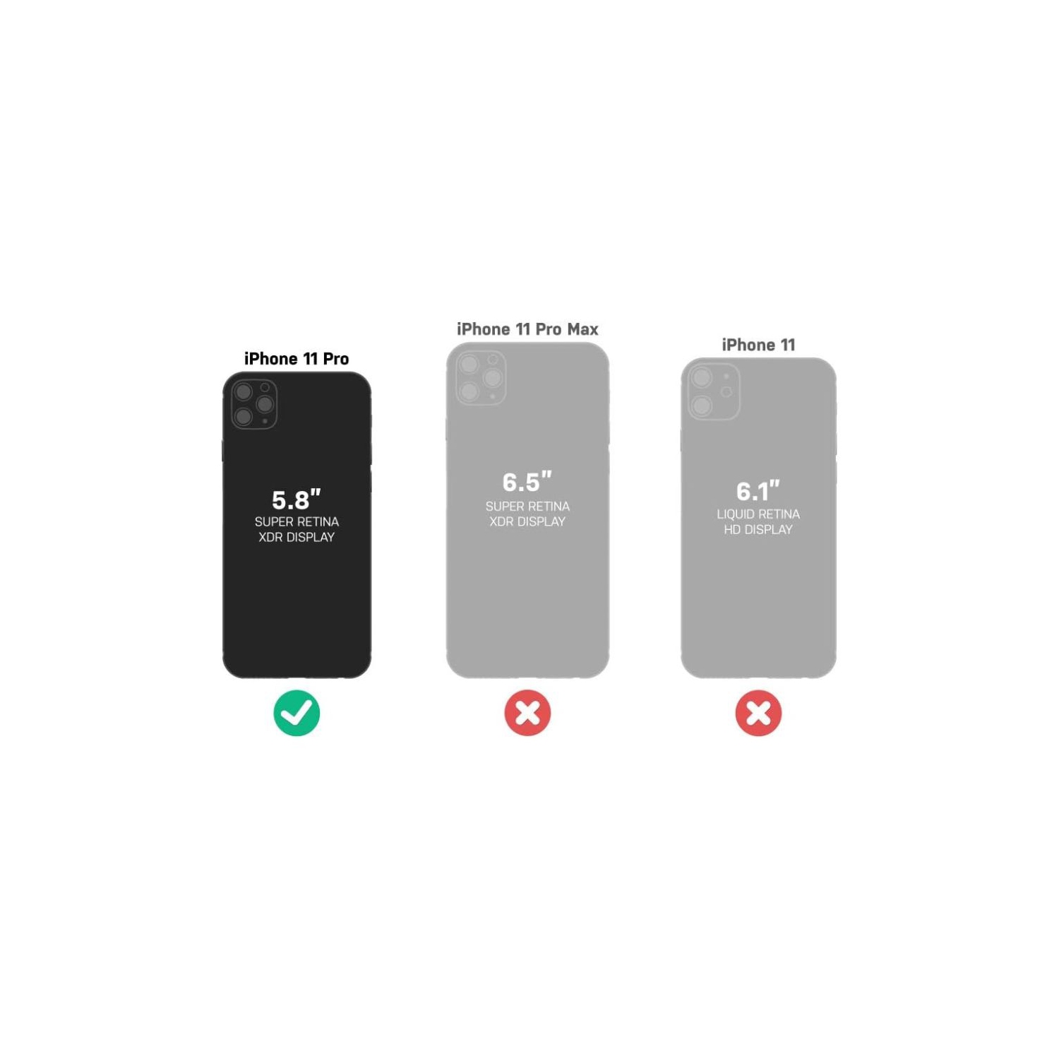 Étui série Wake de LifeProof pour iPhone 11 Pro | Couleur&nbsp;: Noir