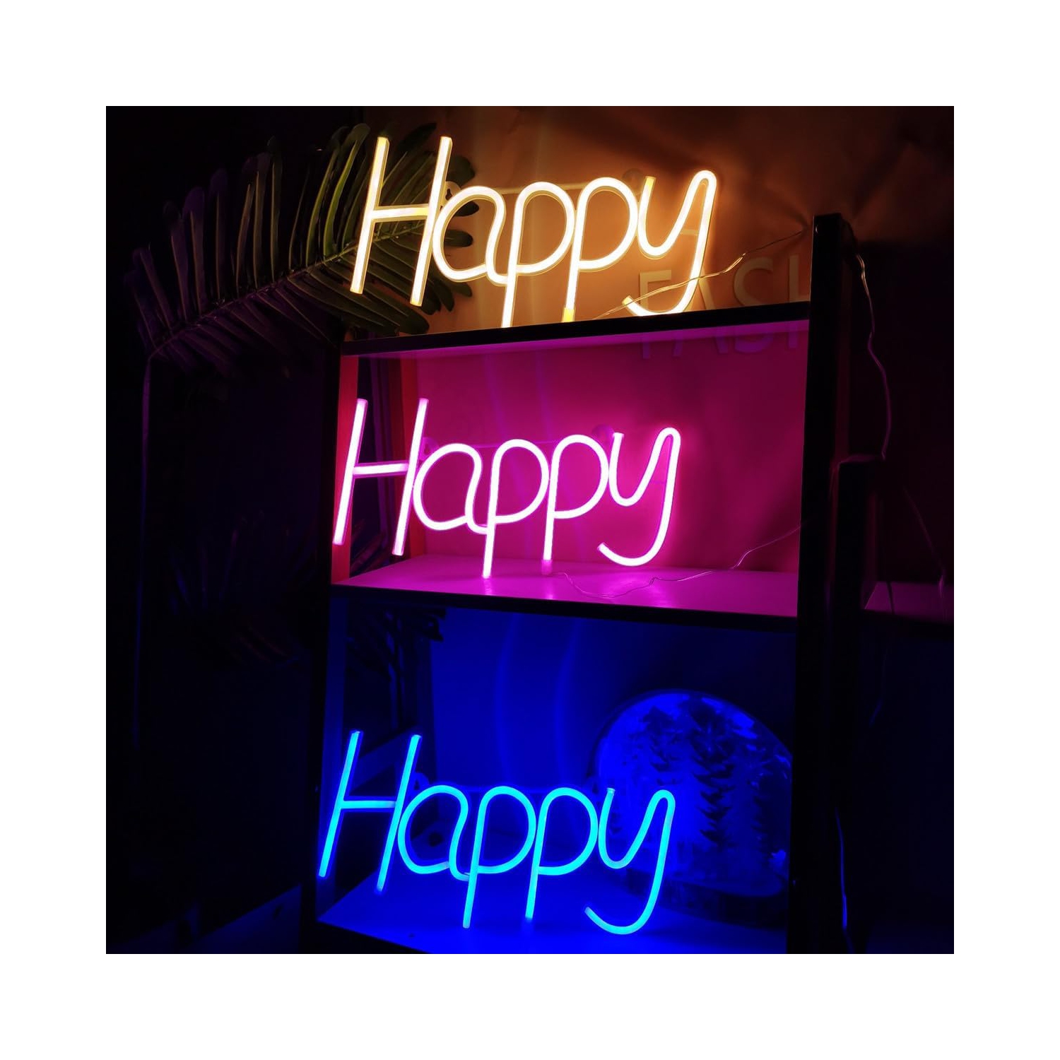1-pcs Neon Sign, Neon Sign LED Neon Light Night Lamp USB Battery Powered Led Neon Light Sign Bedroom Wall Decor