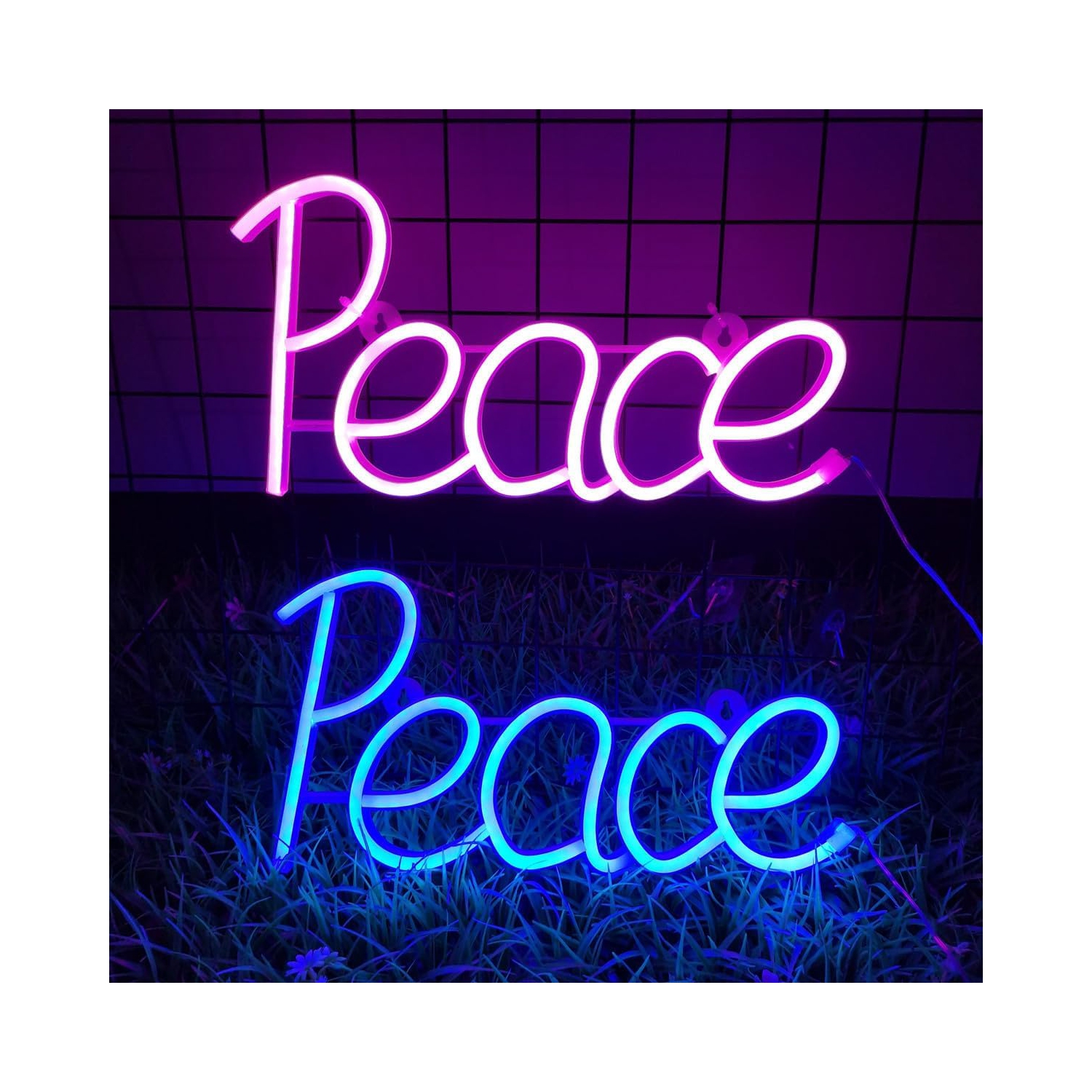 Affiche néon en 1 pièces, panneau néon en forme de tête de vache LED Lampe de nuit USB Lampe de nuit à DEL alimentée par piles, éclairage au néon,