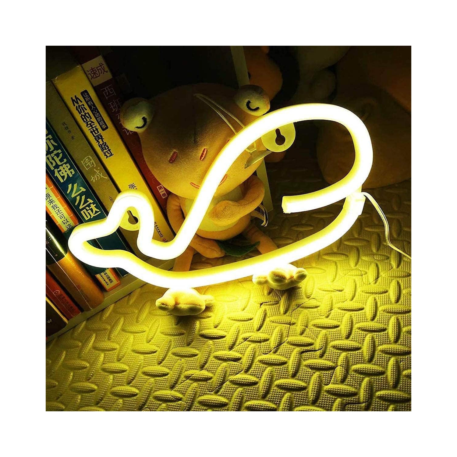 1 panneaux néon baleine, décoration murale néon LED, pour décoration murale Chambre de jeu Chambre de garçon Grand cadeau pour enfant, lampes de nuit