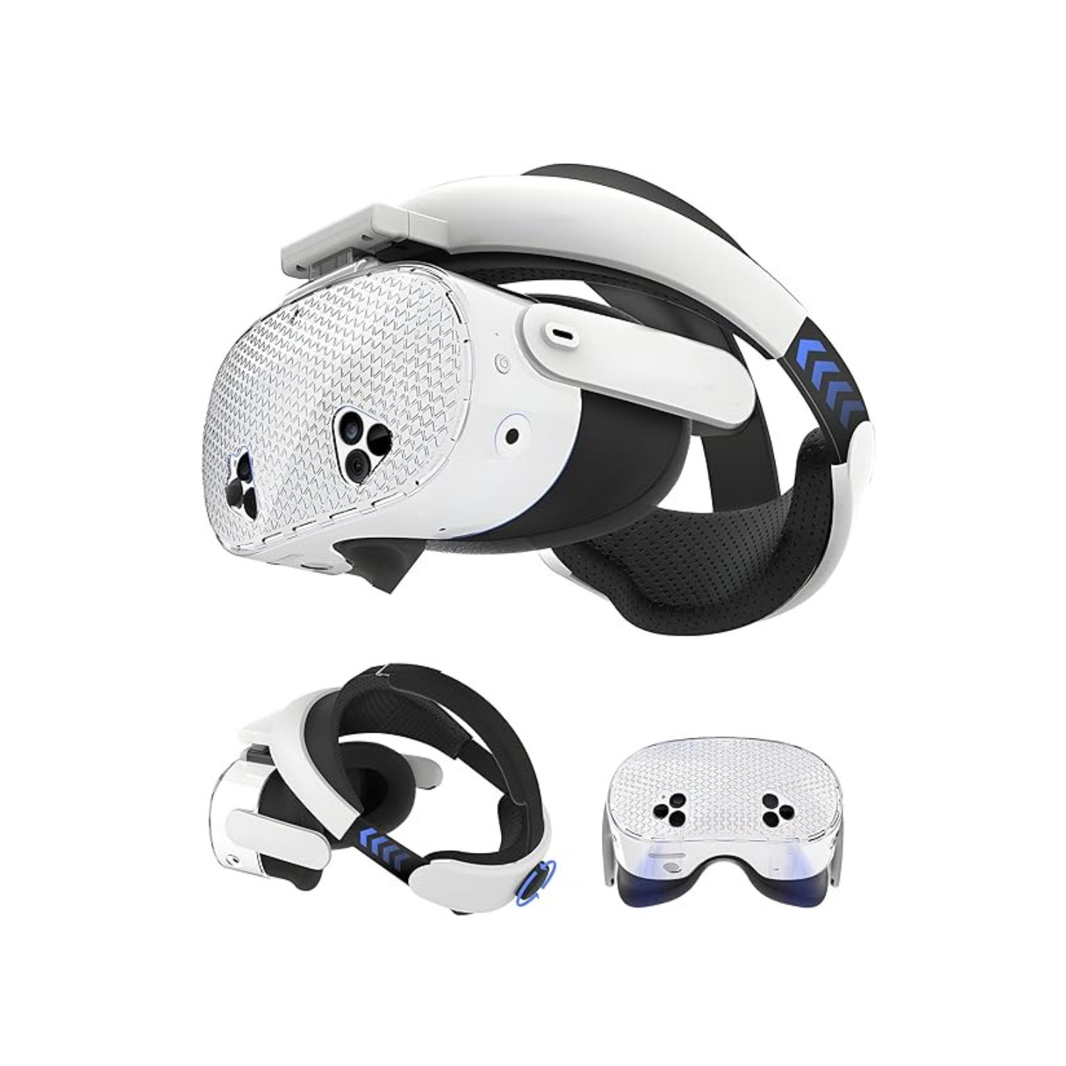 Prime made VR Head Strap Compatible for Quest 3S,Strap Accessories with Head Cushion, Upgarde Elite Strap Comfortable Protective Reduce Pressure –