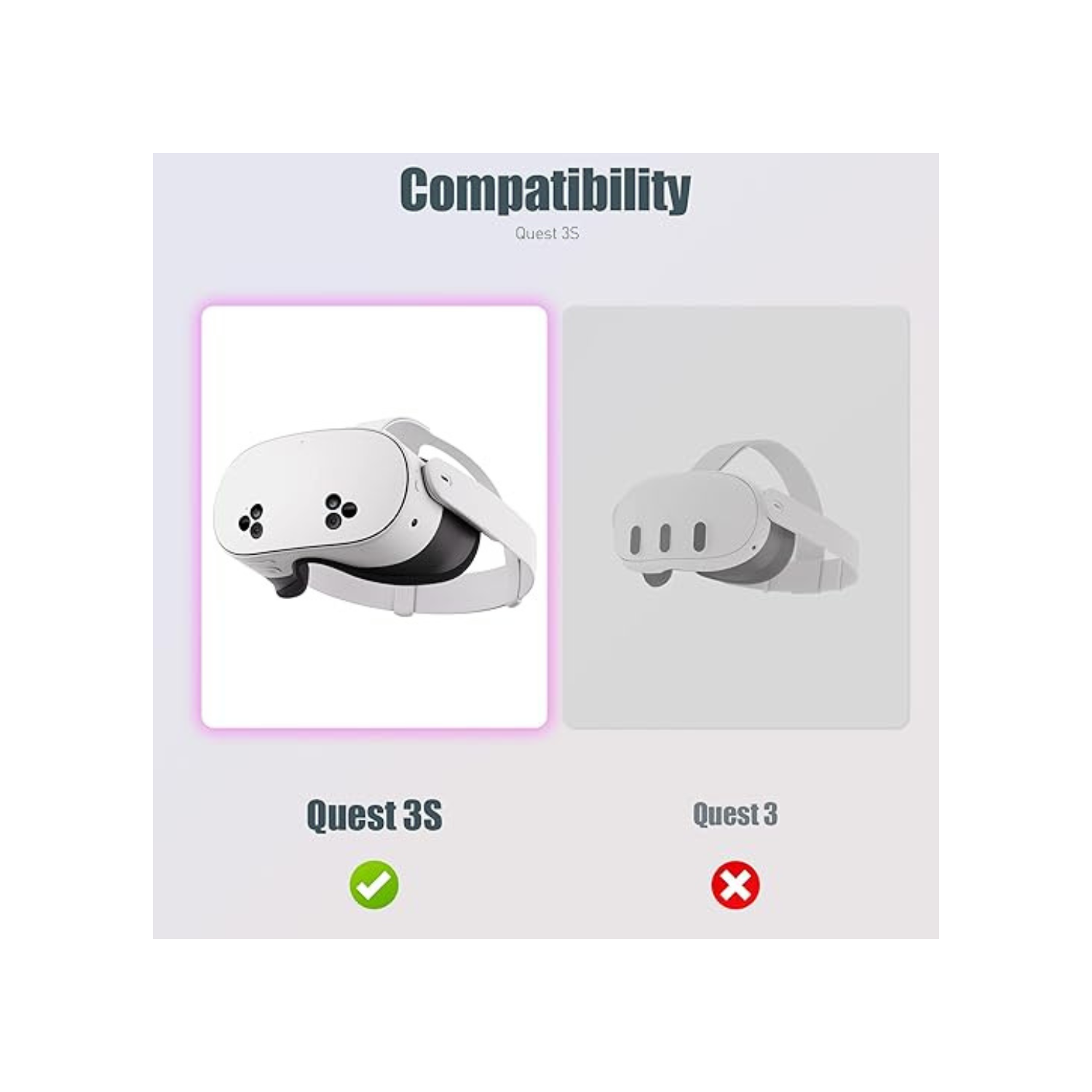 Prime made VR Head Strap Compatible for Quest 3S,Strap Accessories with Head Cushion, Upgarde Elite Strap Comfortable Protective Reduce Pressure –